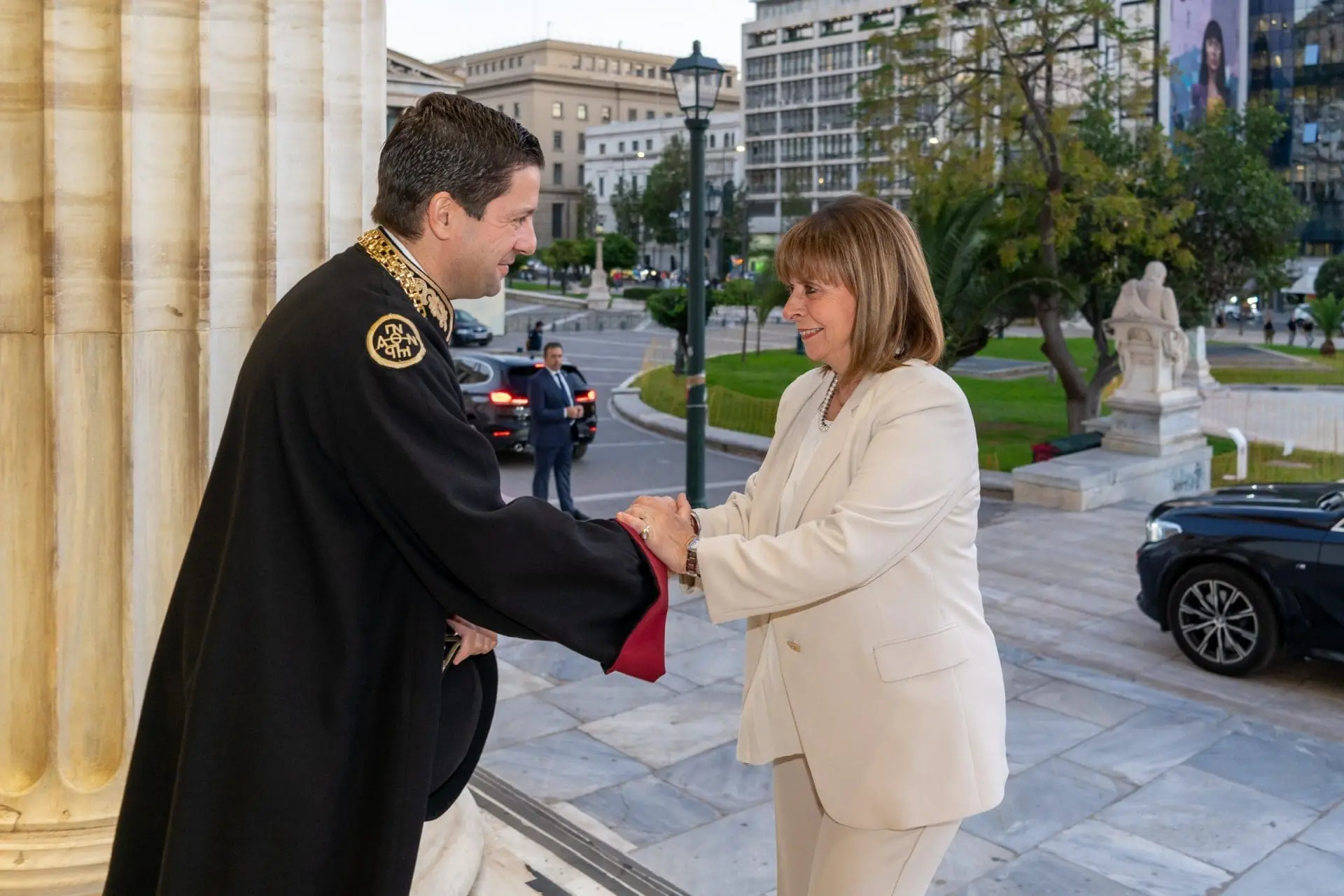 Στην τελετή αναγόρευσης του Γεωργίου Τσεμπελή σε επίτιμο διδάκτορα του ΕΚΠΑ 2