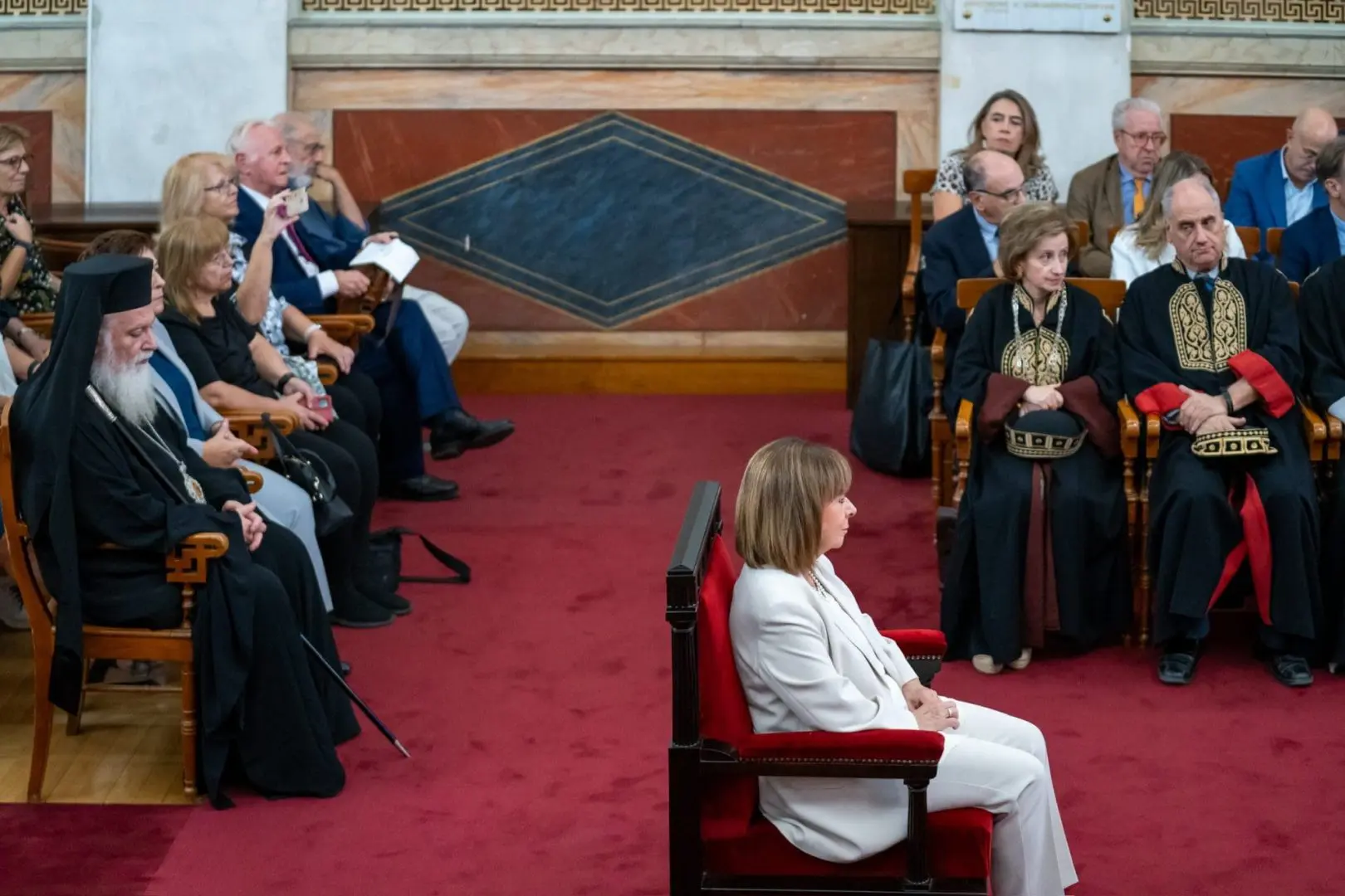 Στην τελετή αναγόρευσης του Γεωργίου Τσεμπελή σε επίτιμο διδάκτορα του ΕΚΠΑ 5