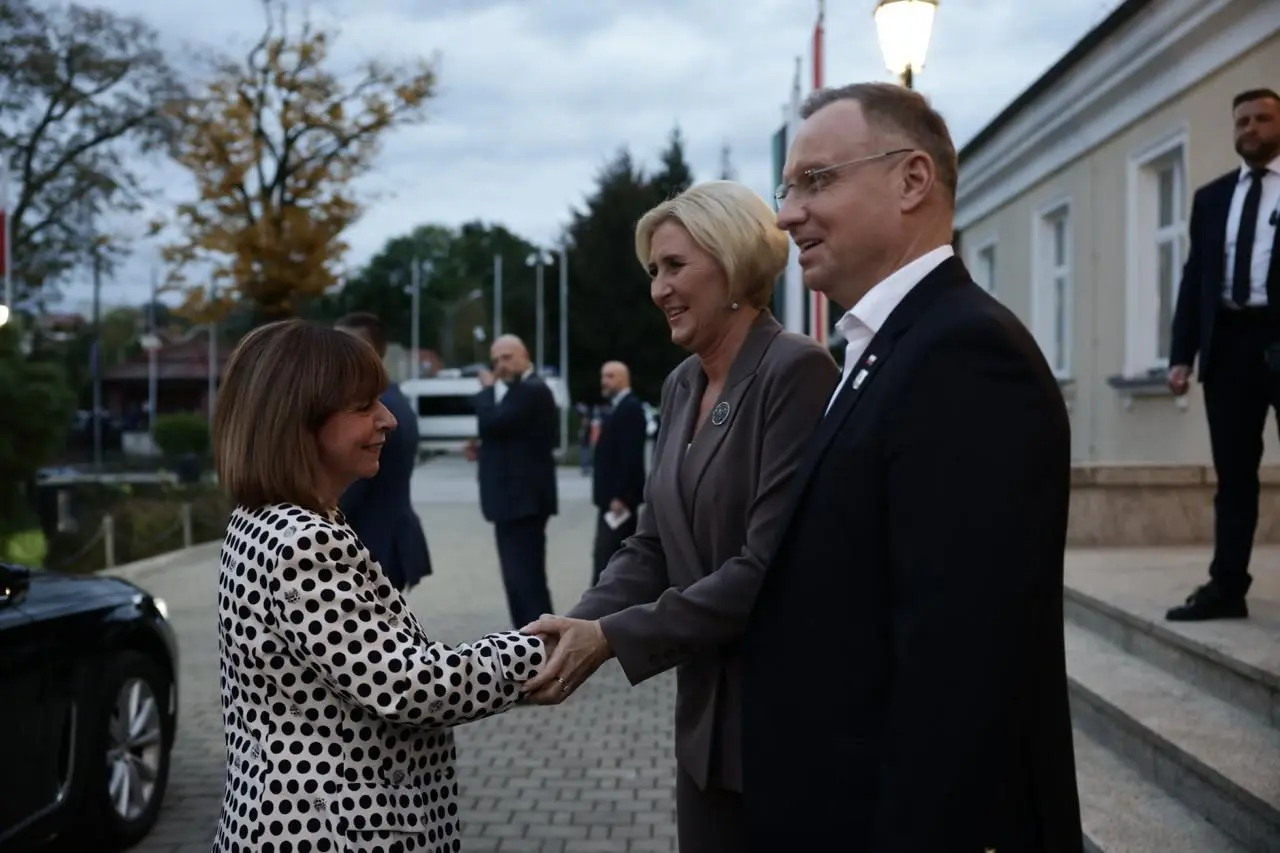 Στο δείπνο που παρέθεσε ο Πρόεδρος της Δημοκρατίας της Πολωνίας Andrzej Duda 8