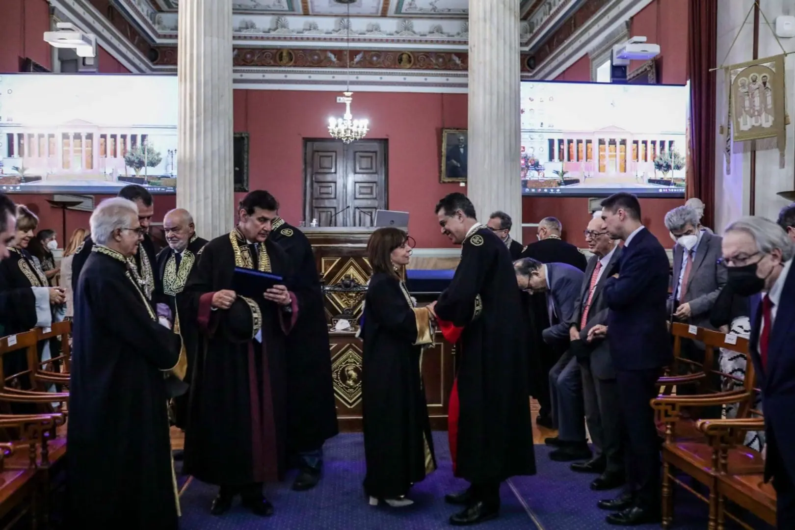 Αναγόρευση σε Επίτιμη Διδάκτορα του Τμήματος Πολιτικής Επιστήμης 2