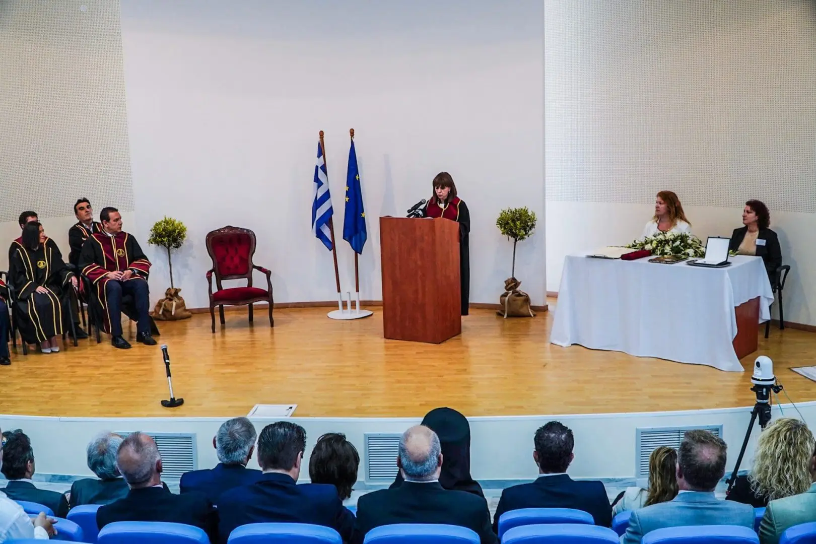 Αναγόρευση της Προέδρου της Δημοκρατίας σε Επίτιμη Διδάκτορα του Τμήματος Περιβάλλοντος του Ιονίου Πανεπιστημίου 3