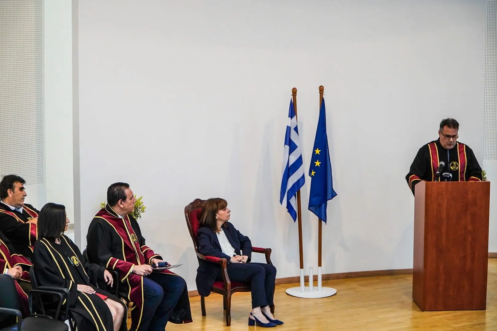 Αναγόρευση της Προέδρου της Δημοκρατίας σε Επίτιμη Διδάκτορα του Τμήματος Περιβάλλοντος του Ιονίου Πανεπιστημίου 4
