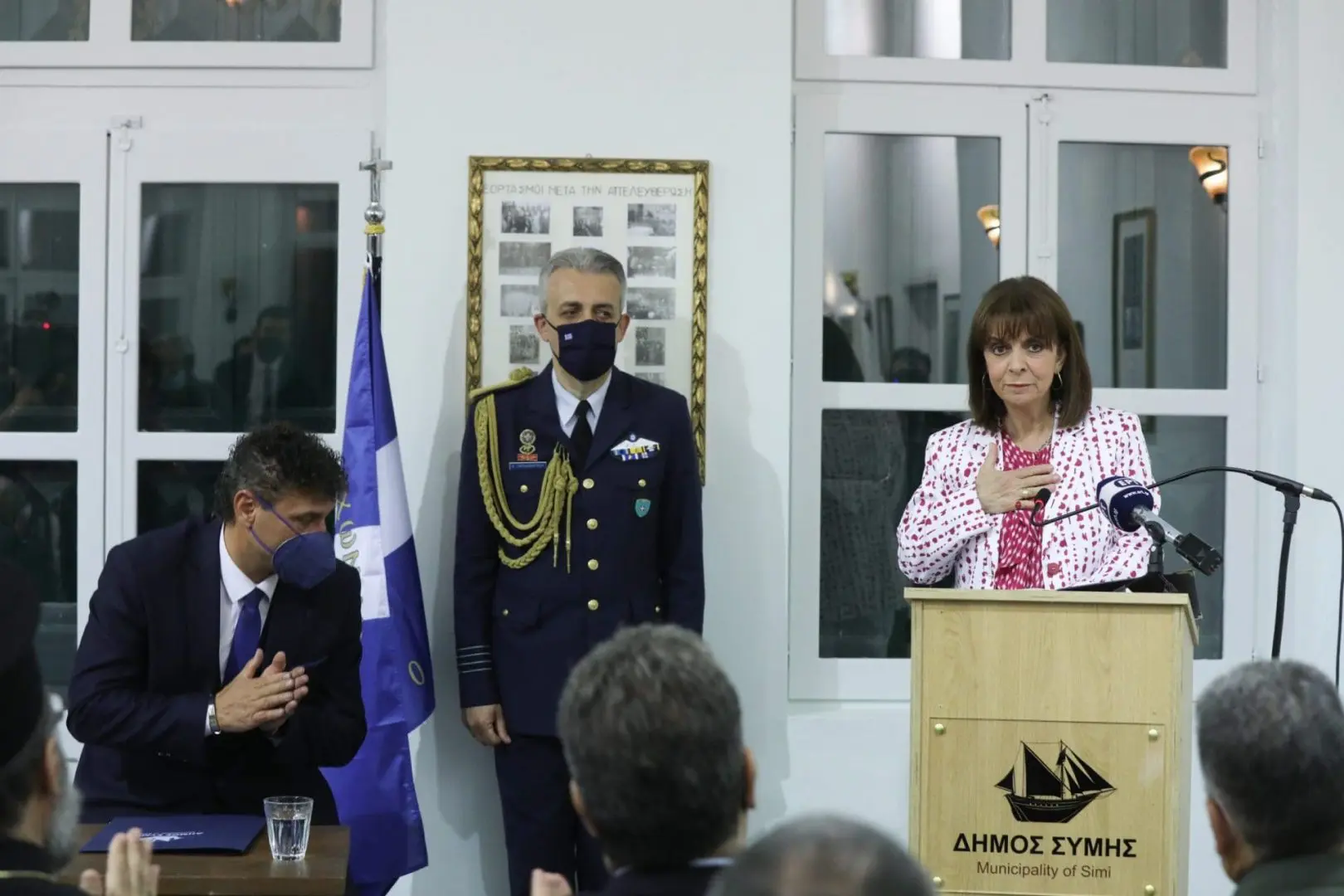 Ανακήρυξη της Προέδρου της Δημοκρατίας σε Επίτιμη Δημότη Σύμης 2