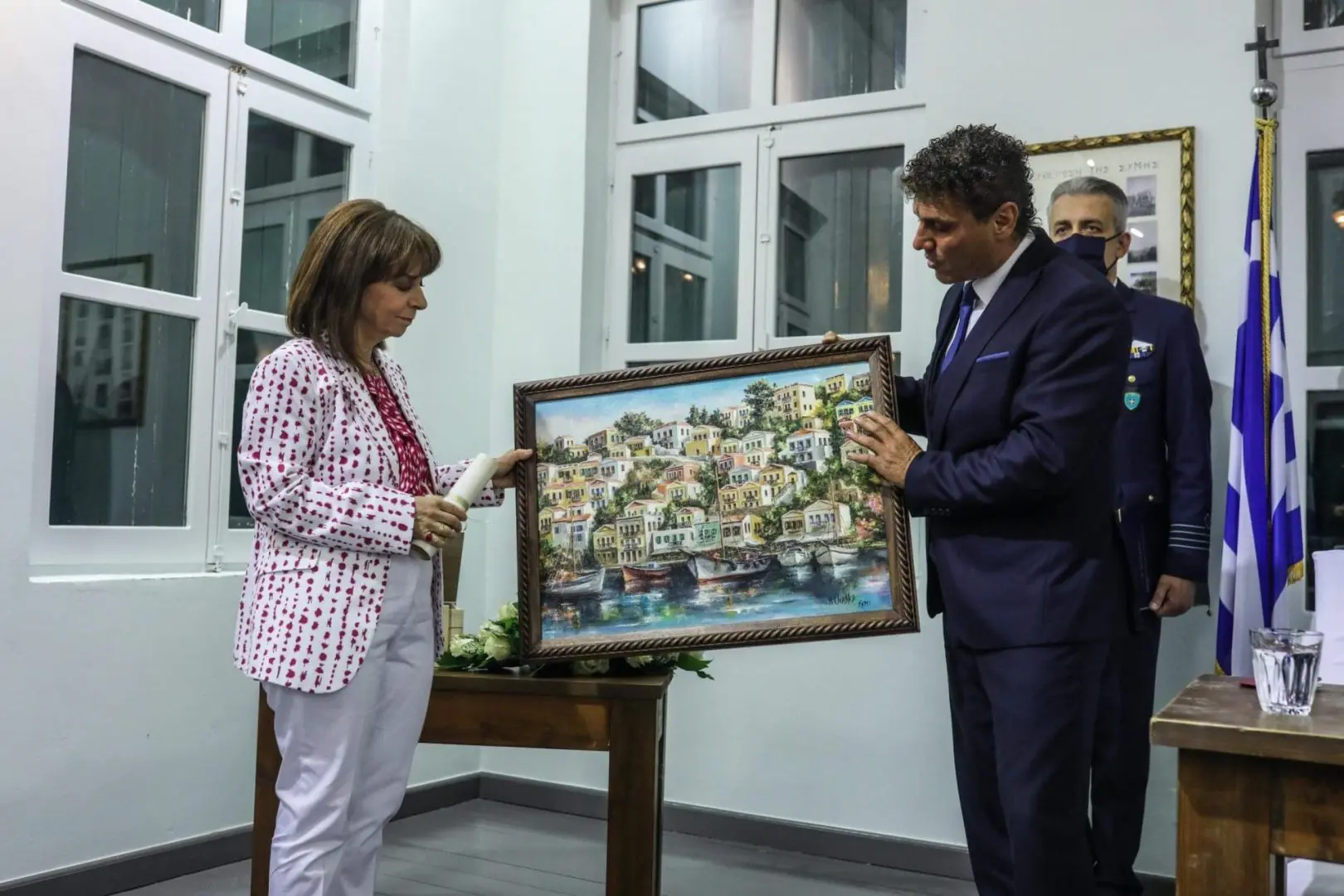 Ανακήρυξη της Προέδρου της Δημοκρατίας σε Επίτιμη Δημότη Σύμης 3