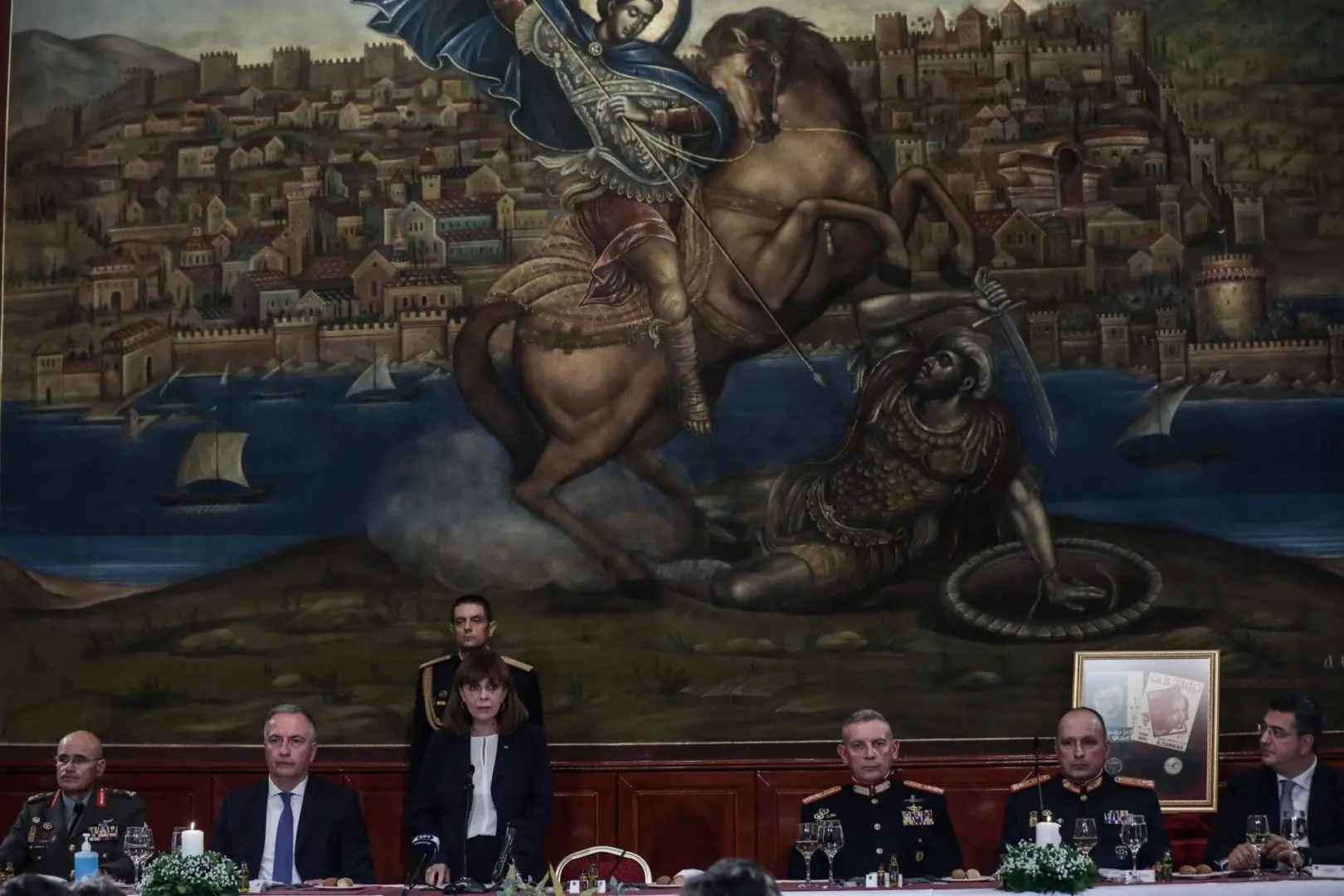 Αντιφώνηση κατά το επίσημο γεύμα που παρέθεσε ο Διοικητής του Γ Σώματος Στρατού 1