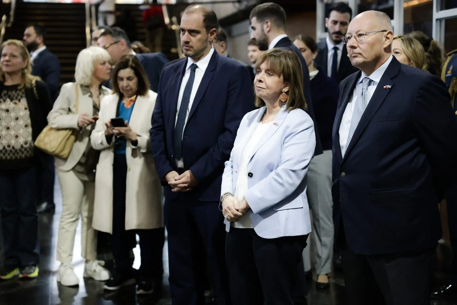 Αποκαλυπτήρια αντιγράφου αγάλματος Κόρης στον σταθμό μετρό του Σαντιάγο Grecia 5