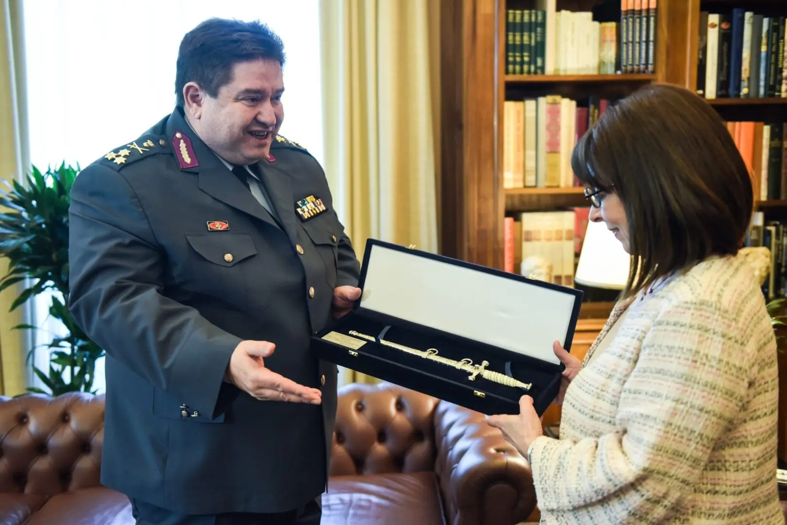 Από τη συνάντηση με τον Αρχηγό της Ελληνικής Αστυνομίας Μιχάλη Καραμαλάκη