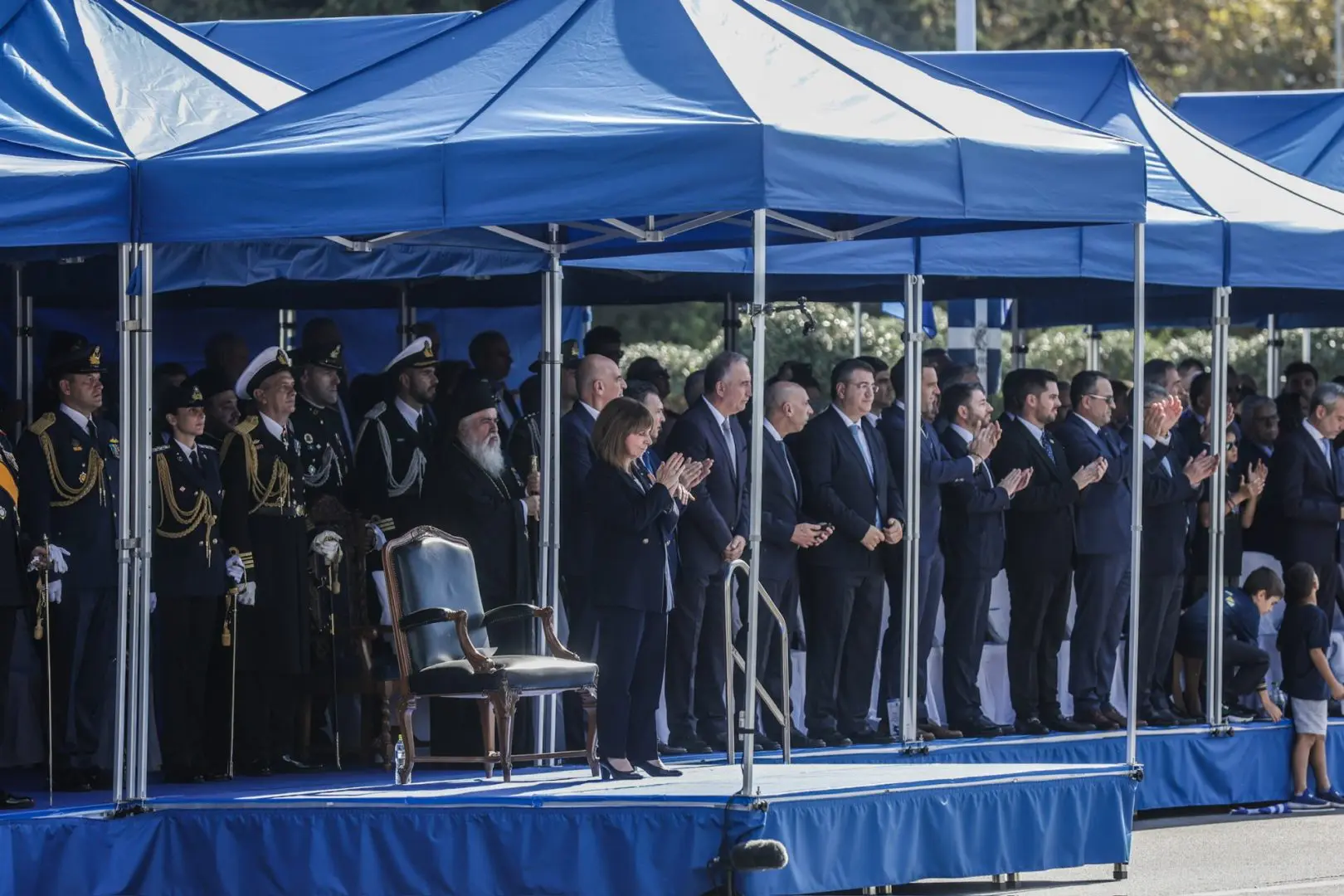 Δήλωση για την επέτειο της 28ης Οκτωβρίου 1940 μετά τη στρατιωτική παρέλαση 11