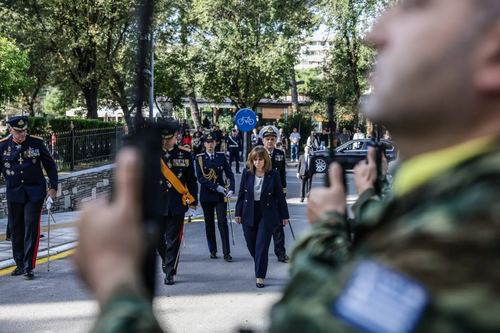 Δήλωση για την επέτειο της 28ης Οκτωβρίου 1940 μετά τη στρατιωτική παρέλαση 15