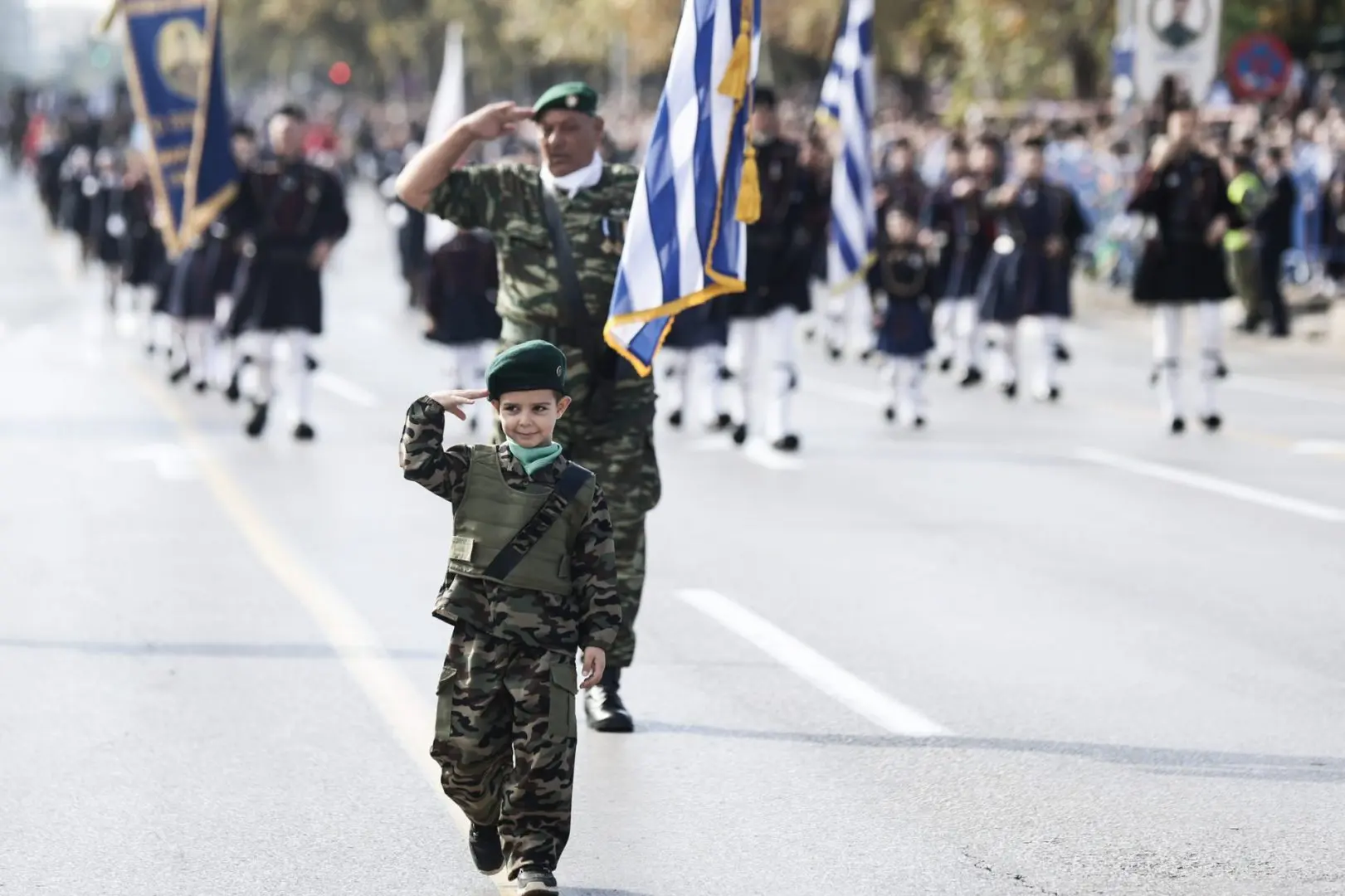 Δήλωση για την επέτειο της 28ης Οκτωβρίου 1940 μετά τη στρατιωτική παρέλαση 5