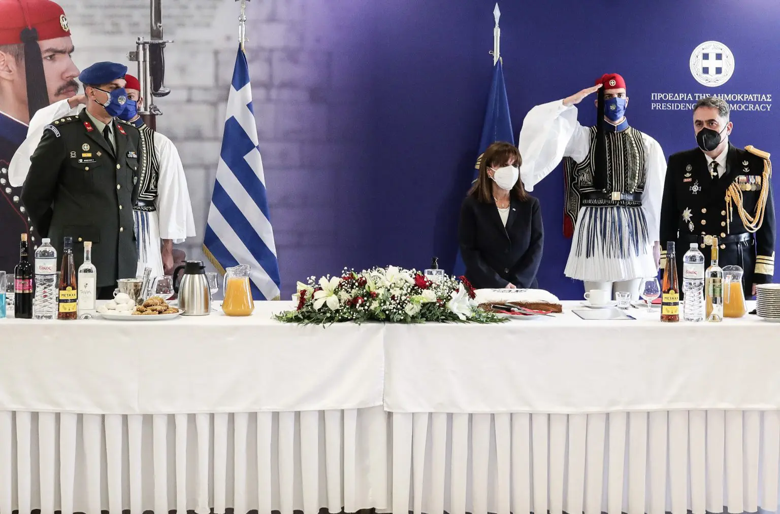 Δήλωση κατά την επίσκεψη στην Προεδρική Φρουρά για την κοπή της Πρωτοχρονιάτικης πίτας