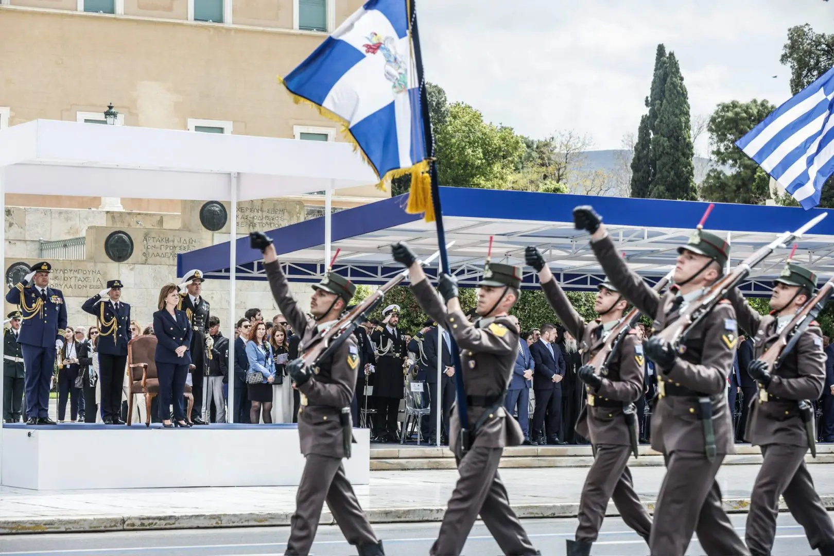 Δήλωση μετά την παρέλαση για την Εθνική Επέτειο της 25ης Μαρτίου 1821 16