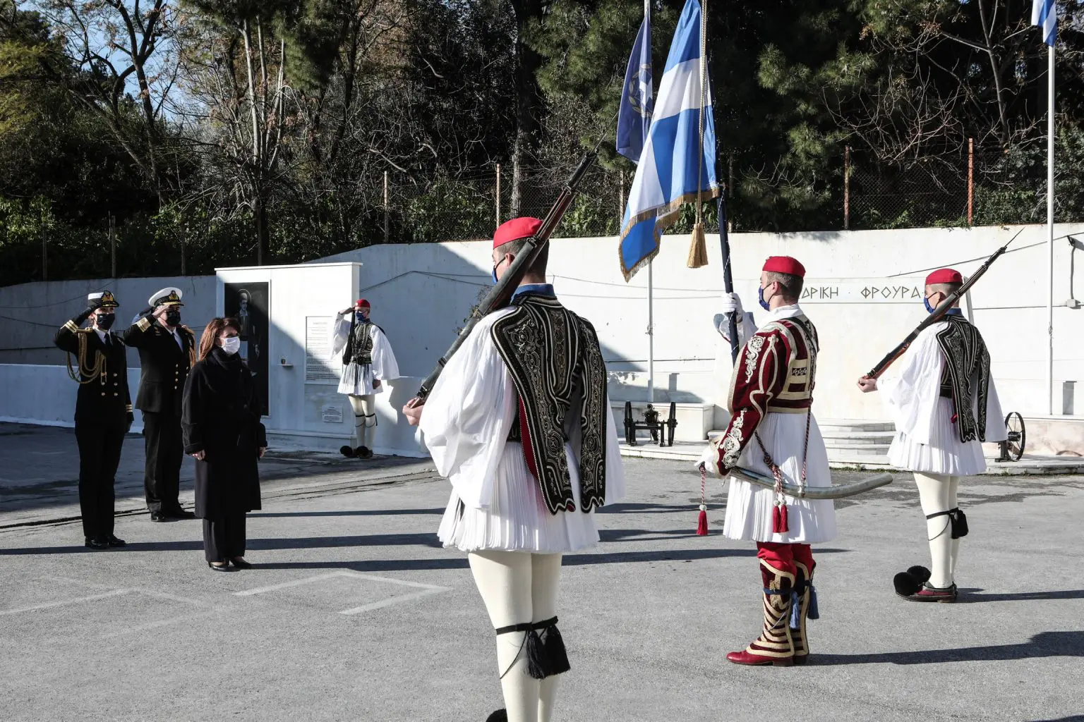 Δήλωση στην τελετή εορτασμού του Αη Γιώργη του Φουστανελά προστάτη της Προεδρικής Φρουράς