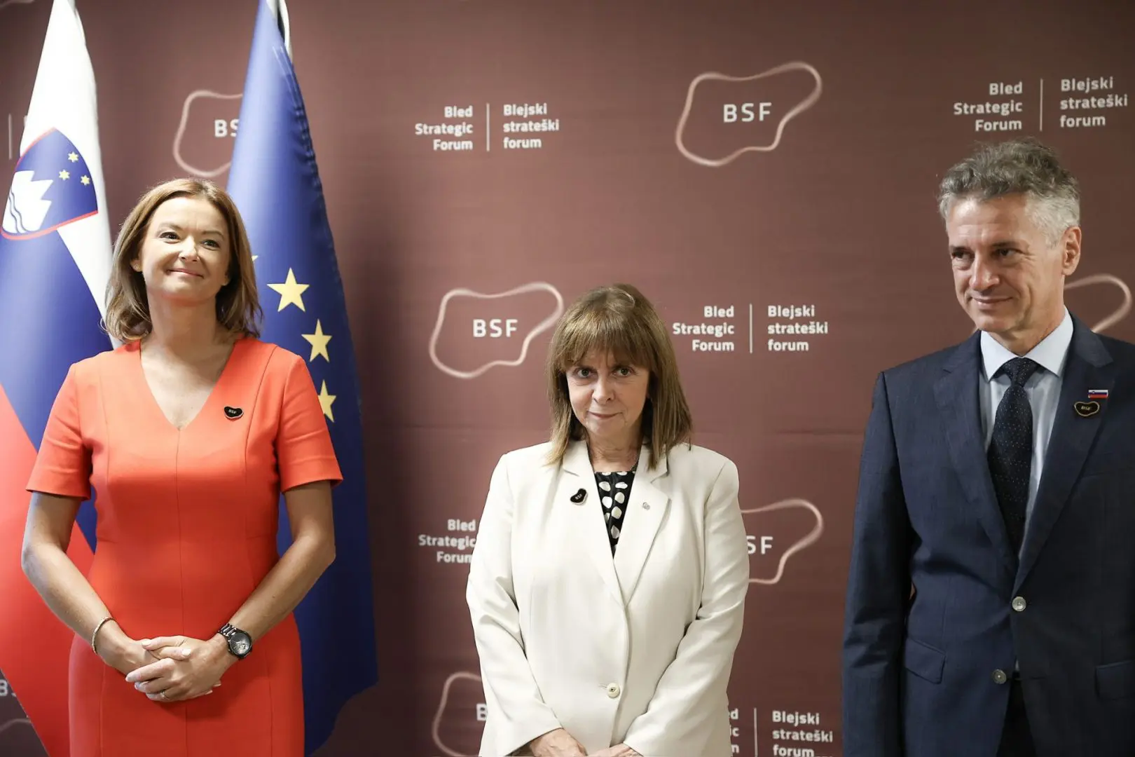 Δήλωση της Προέδρου της Δημοκρατίας Κατερίνας Σακελλαροπούλου κατά την άφιξή της στο Bled Strategic Forum στη Σλοβενία 2