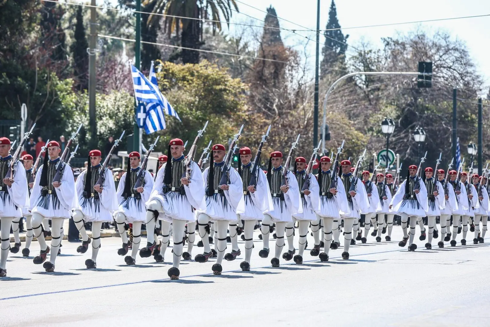 Δήλωση της Προέδρου της Δημοκρατίας Κατερίνας Σακελλαροπούλου μετά την παρέλαση για την Εθνική Επέτειο της 25ης Μαρτίου 1821 4