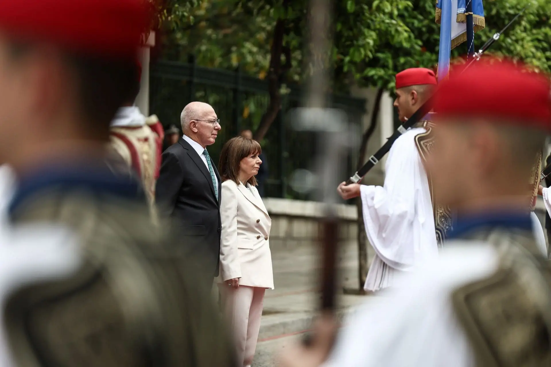 Δηλώσεις Αυστραλίας David Hurley κατά τη συνάντησή τους στο Προεδρικό Μέγαρο 1