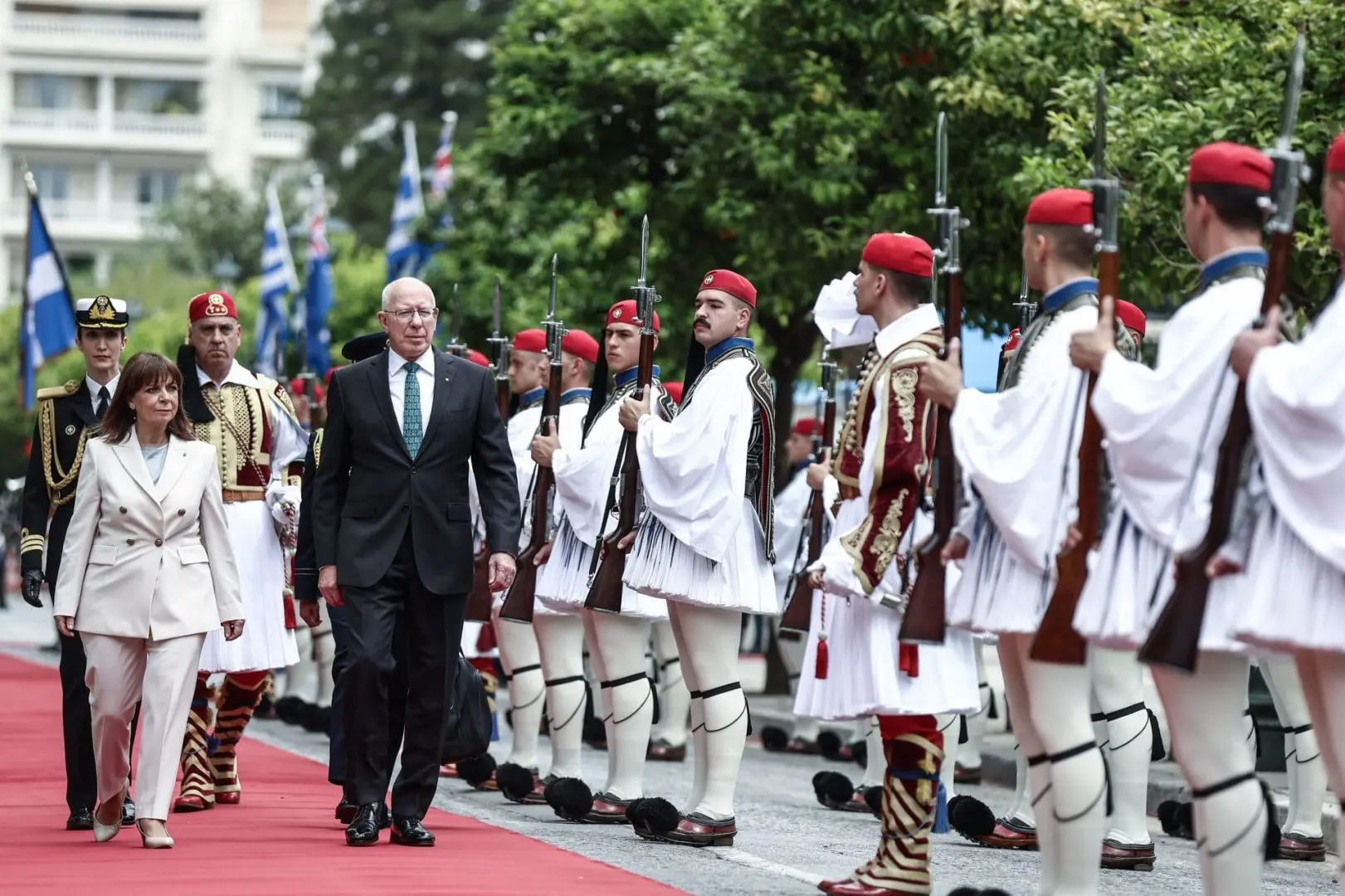 Δηλώσεις Αυστραλίας David Hurley κατά τη συνάντησή τους στο Προεδρικό Μέγαρο 3