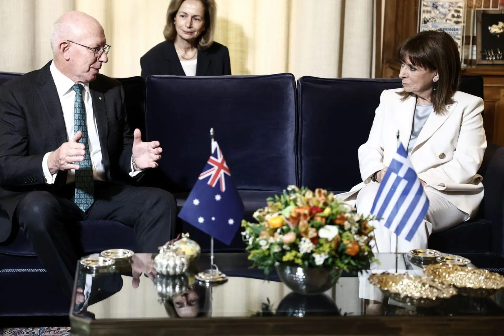 Δηλώσεις Αυστραλίας David Hurley κατά τη συνάντησή τους στο Προεδρικό Μέγαρο 4