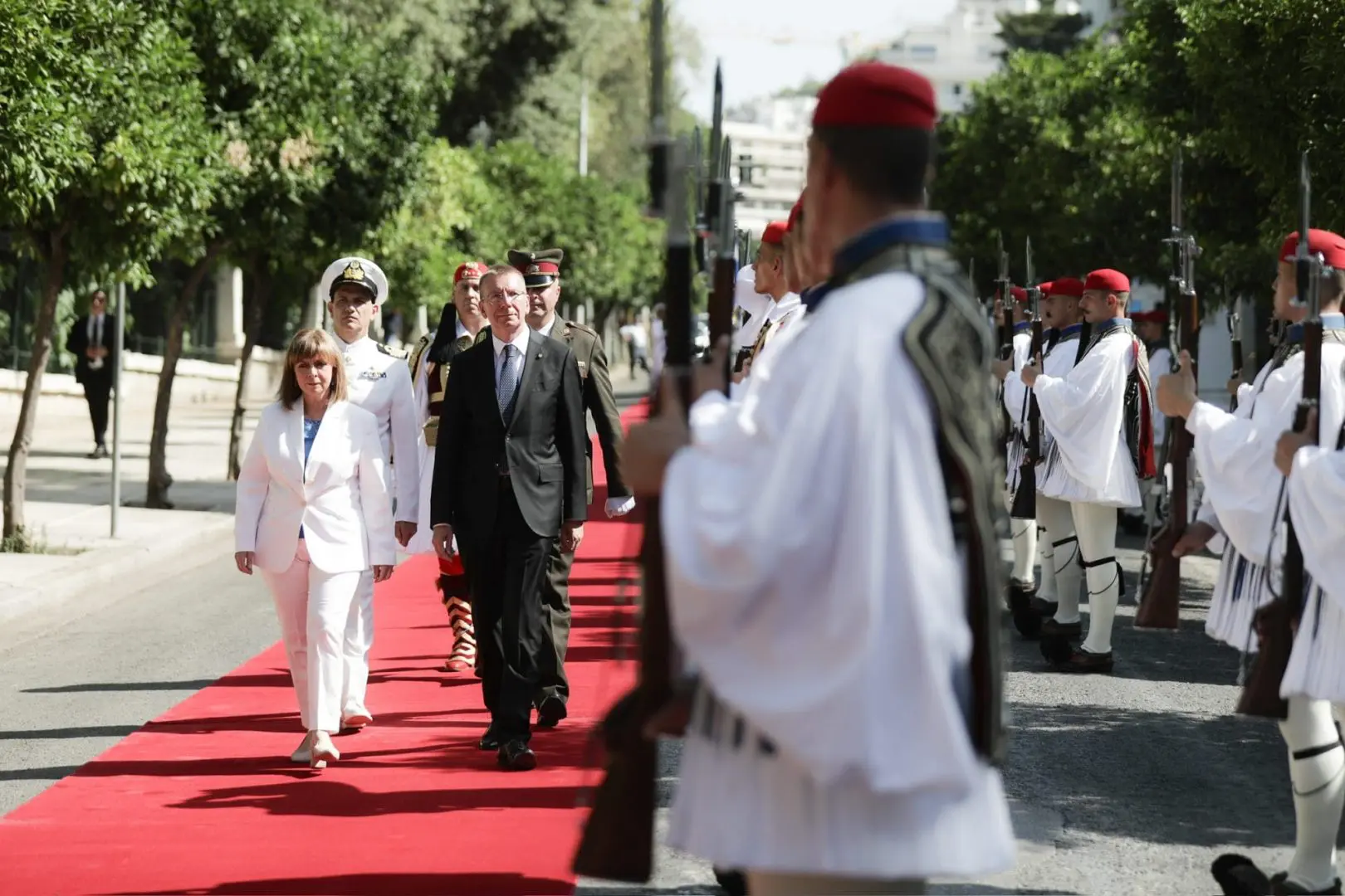 Δηλώσεις των Προέδρων κατά τη συνάντησή τους στο Προεδρικό Μέγαρο 1
