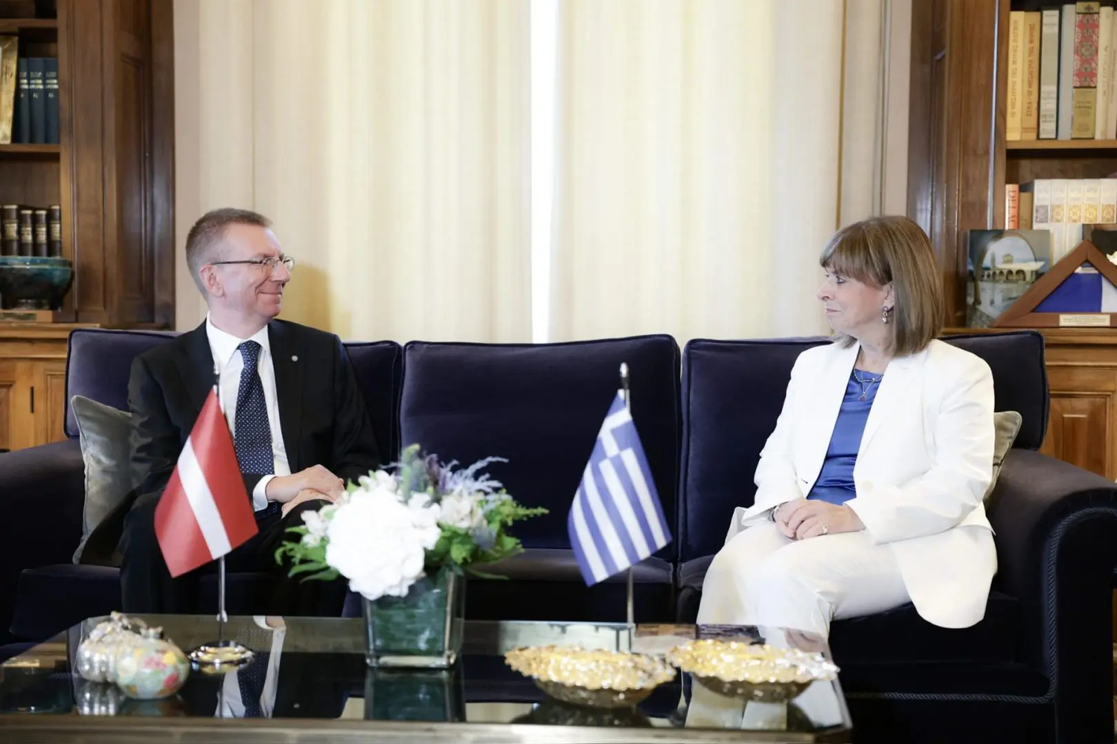 Δηλώσεις των Προέδρων κατά τη συνάντησή τους στο Προεδρικό Μέγαρο 5