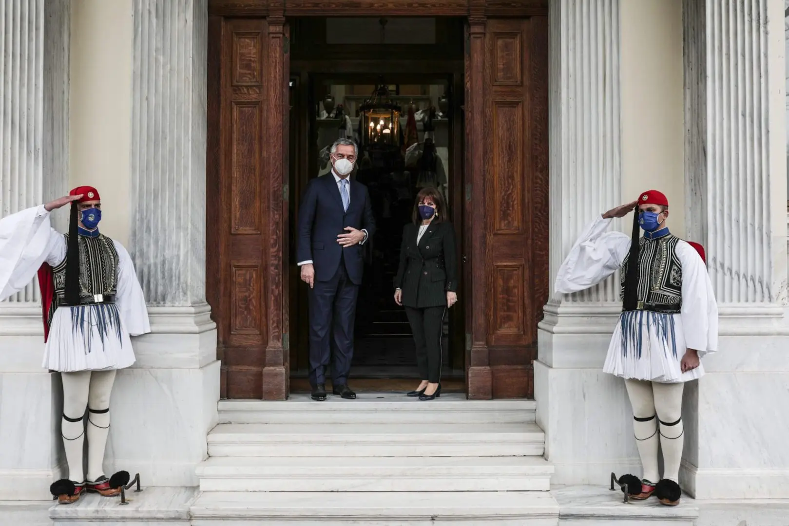 Δηλώσεις των Προέδρων της Ελληνικής Δημοκρατίας και του Μαυροβουνίου Κατερίνας Σακελλαροπούλου και Milo Dukanovic 4