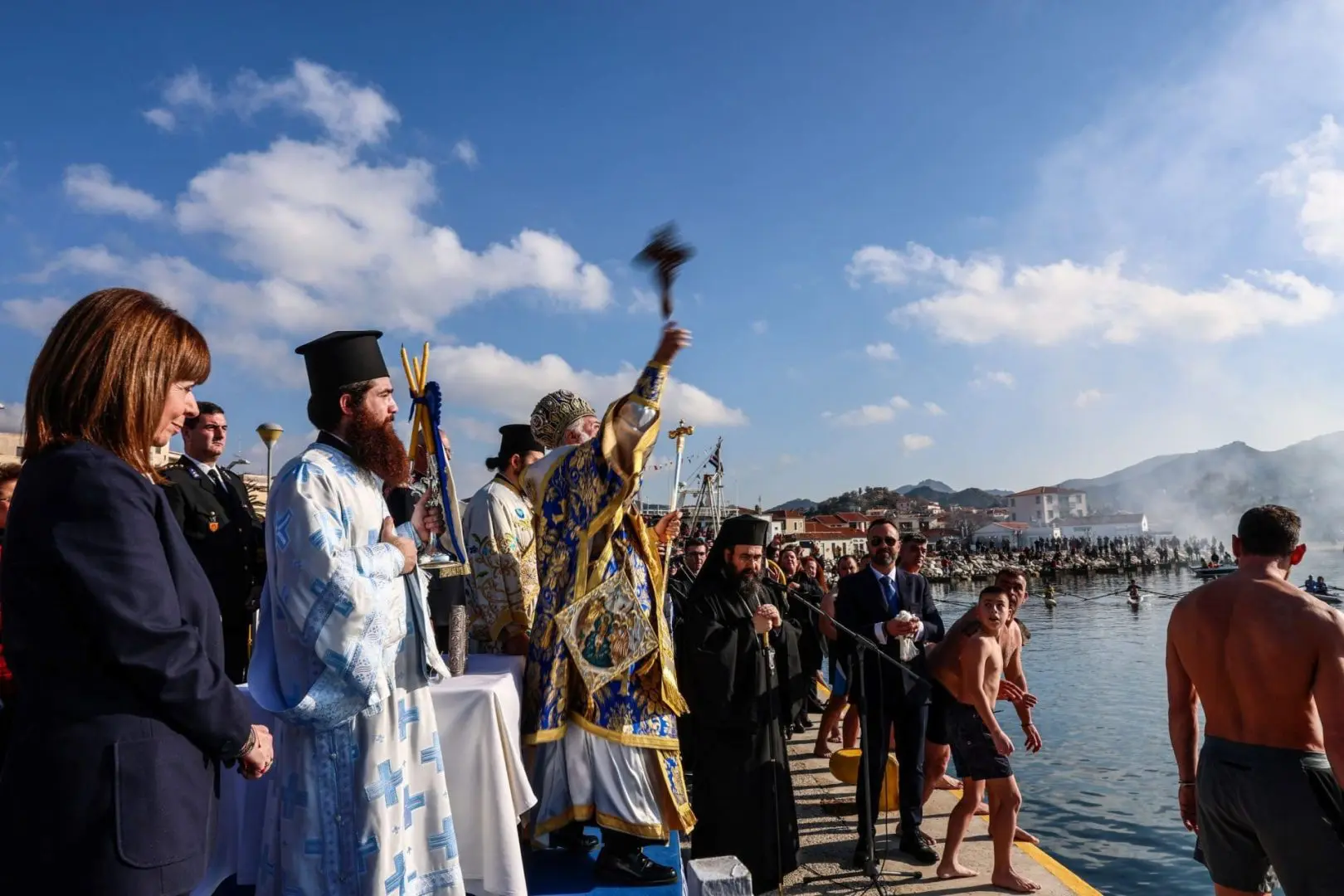 Επίσκεψη στη Λήμνο για τον εορτασμό των Θεοφανείων 1