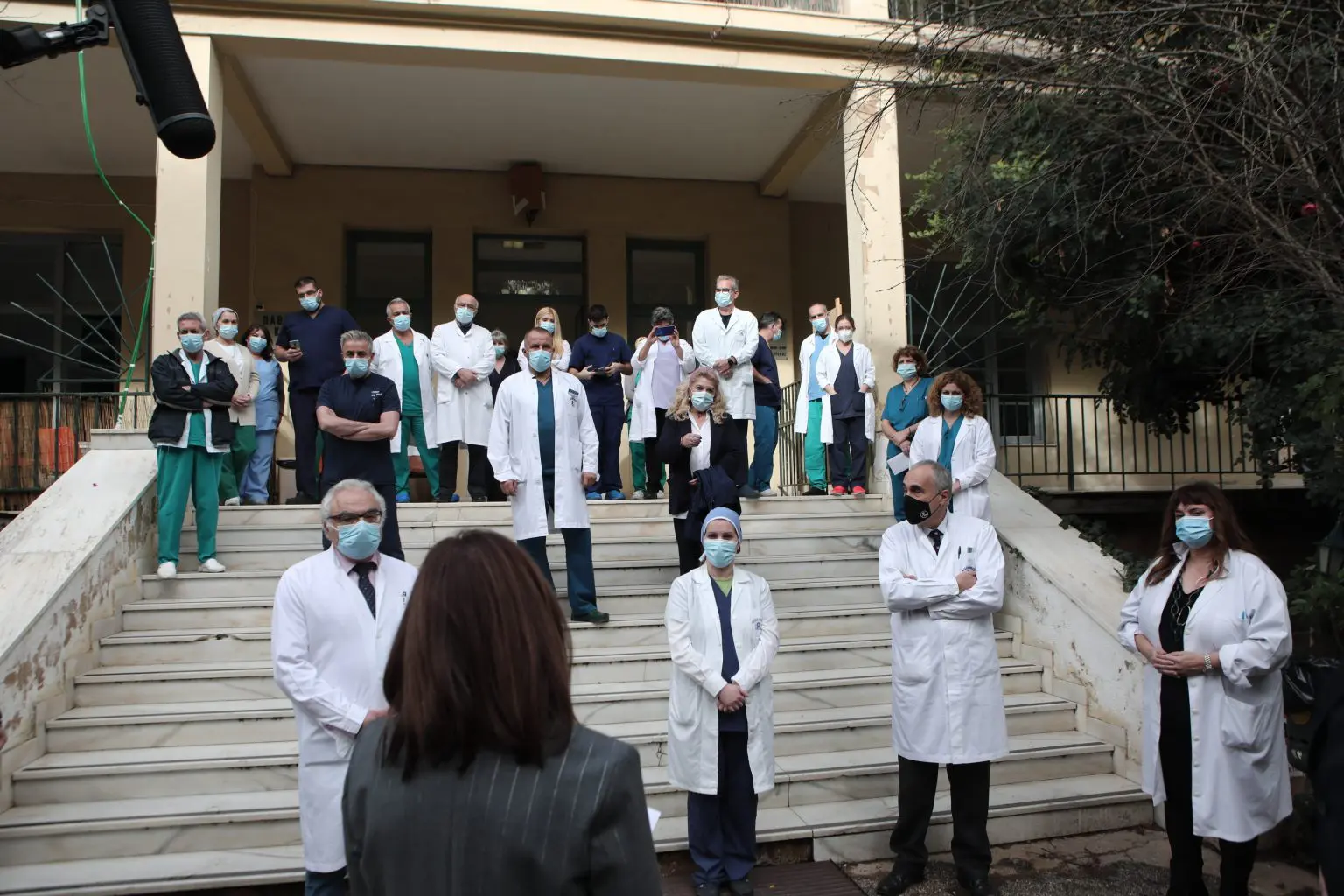 Επίσκεψη στο νοσοκομείο ΣΩΤΗΡΙΑ