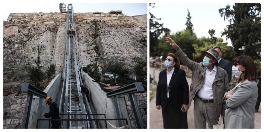 Επίσκεψη στον Ιερό Βράχο της Ακρόπολης