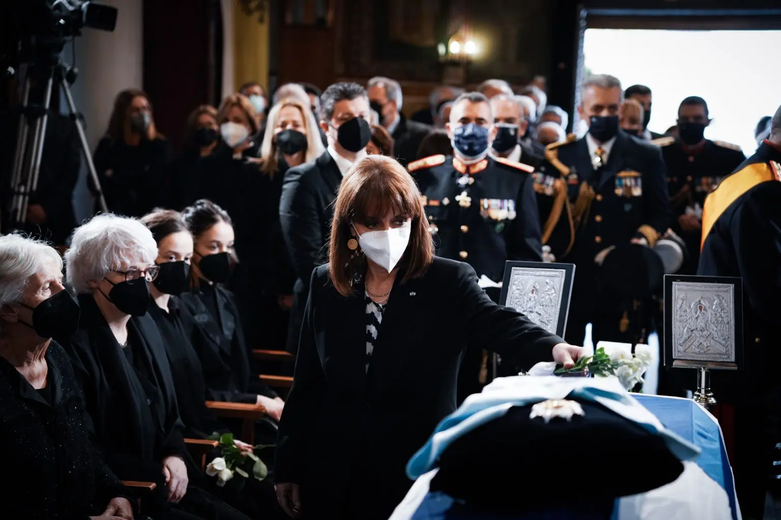 Επικήδειος λόγος της Προέδρου της Δημοκρατίας Κατερίνας Σακελλαροπούλου κατά την εξόδιο ακολουθία