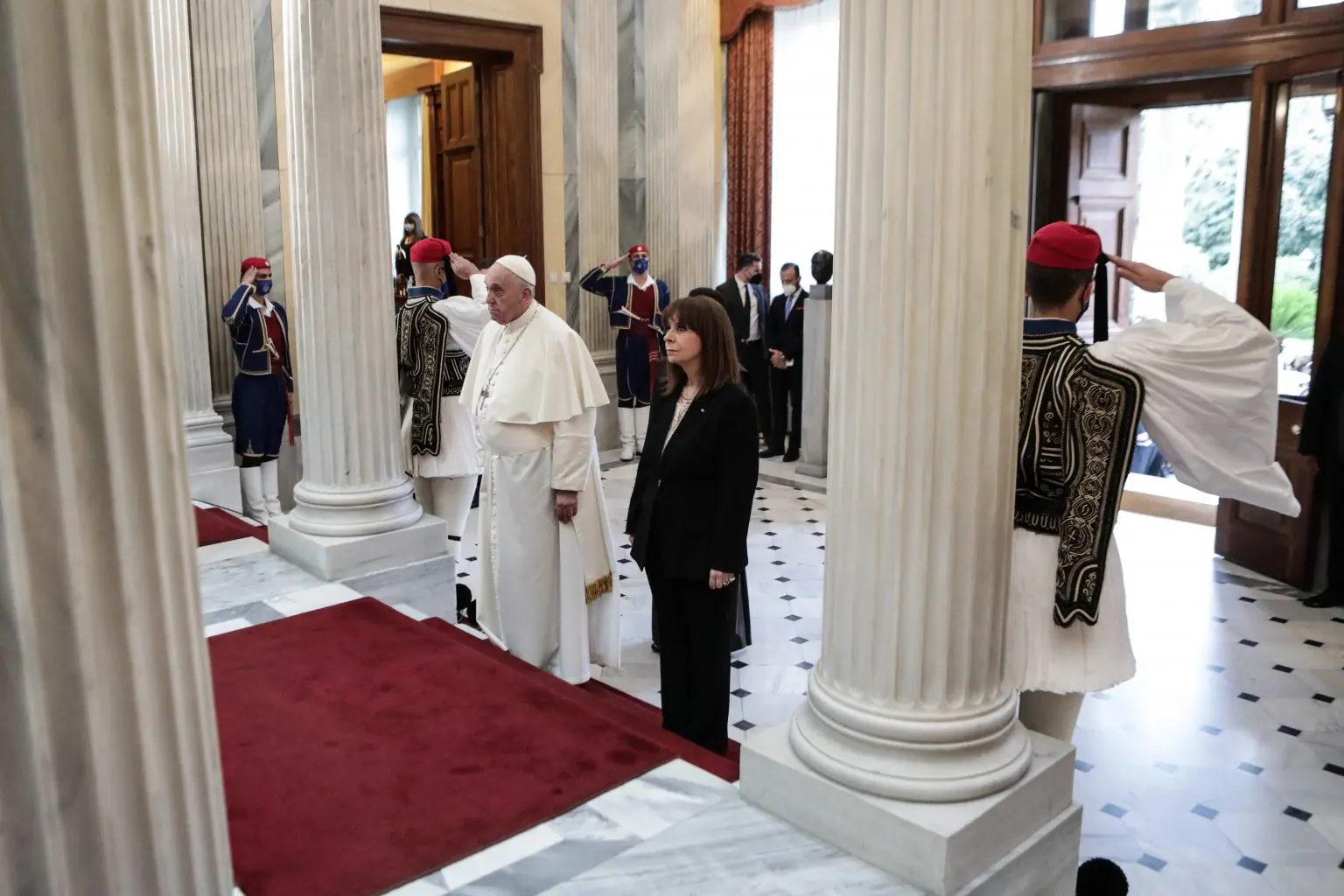 Ευχαριστήρια επιστολή της Αυτού Αγιότητας του Πάπα Φραγκίσκου προς την Πρόεδρο της Δημοκρατίας Κατερίνα Σακελλαροπούλου