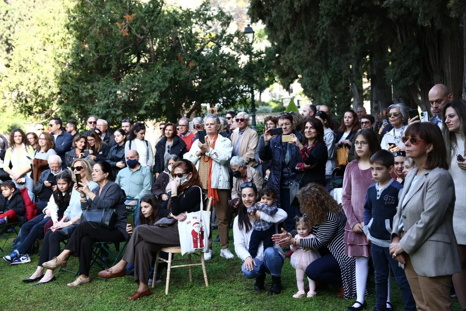 Η Μπάντα του Πολεμικού Ναυτικού στον κήπο του Προεδρικού Μεγάρου 1