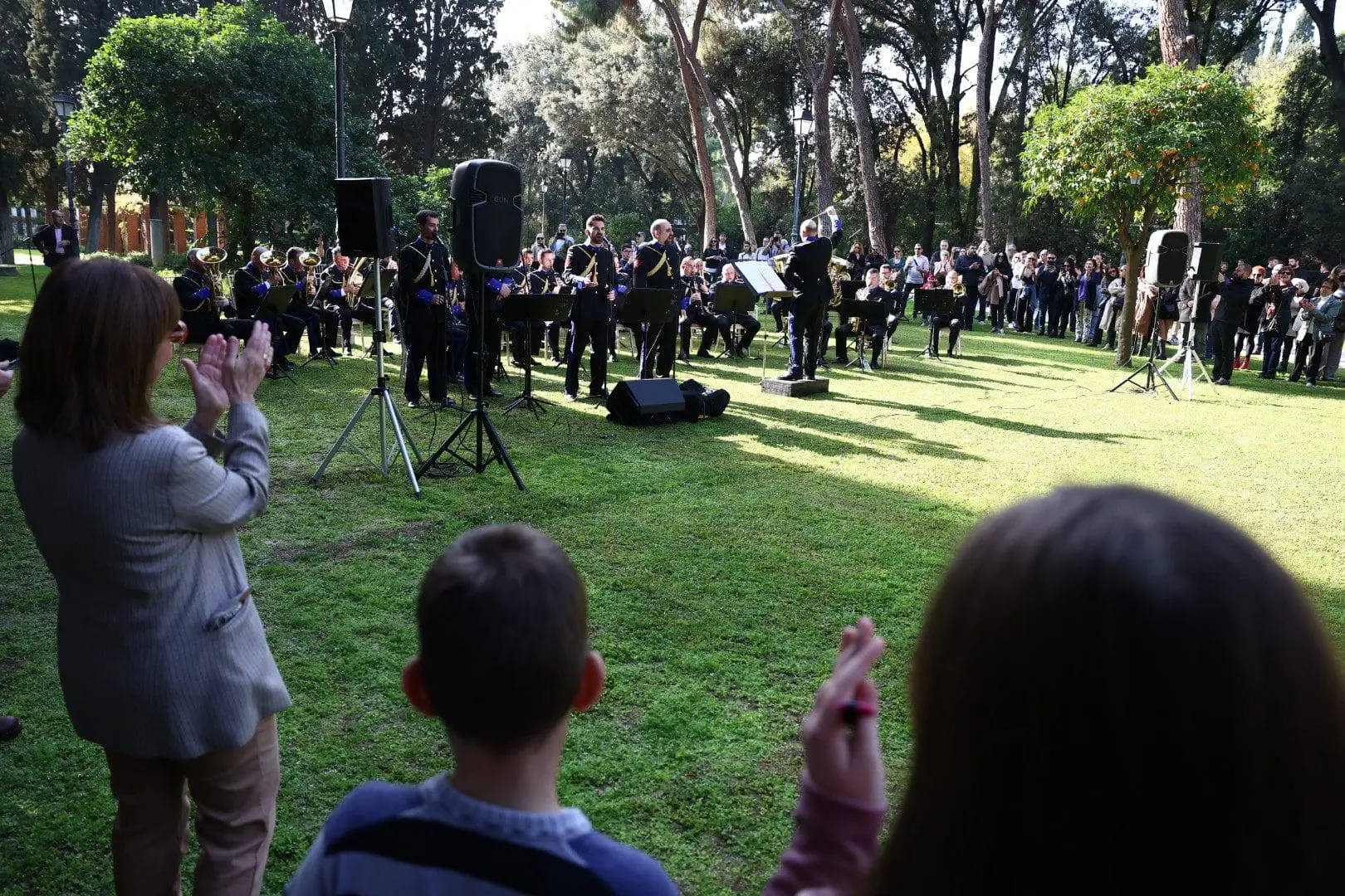 Η Μπάντα του Πολεμικού Ναυτικού στον κήπο του Προεδρικού Μεγάρου 2