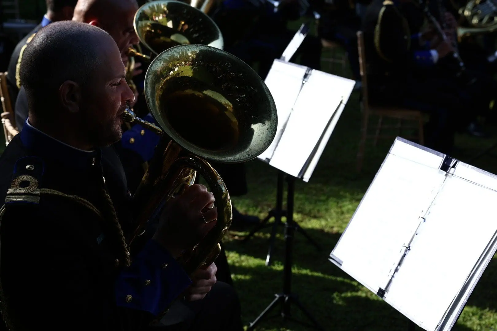 Η Μπάντα του Πολεμικού Ναυτικού στον κήπο του Προεδρικού Μεγάρου 3