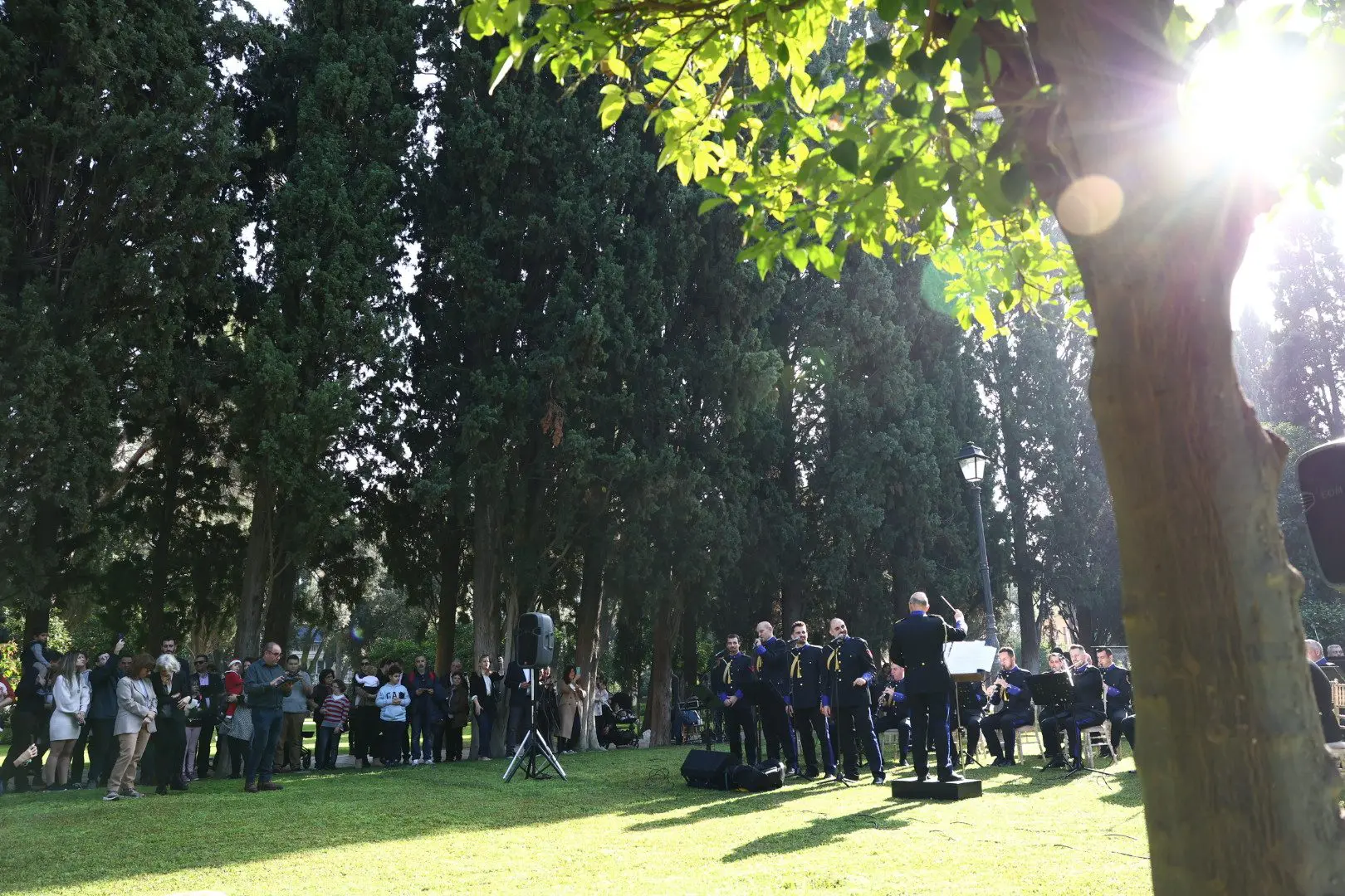 Η Μπάντα του Πολεμικού Ναυτικού στον κήπο του Προεδρικού Μεγάρου 4