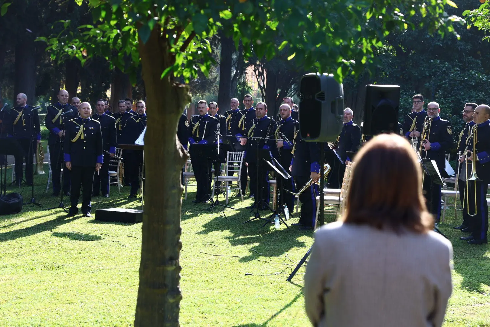 Η Μπάντα του Πολεμικού Ναυτικού στον κήπο του Προεδρικού Μεγάρου 5