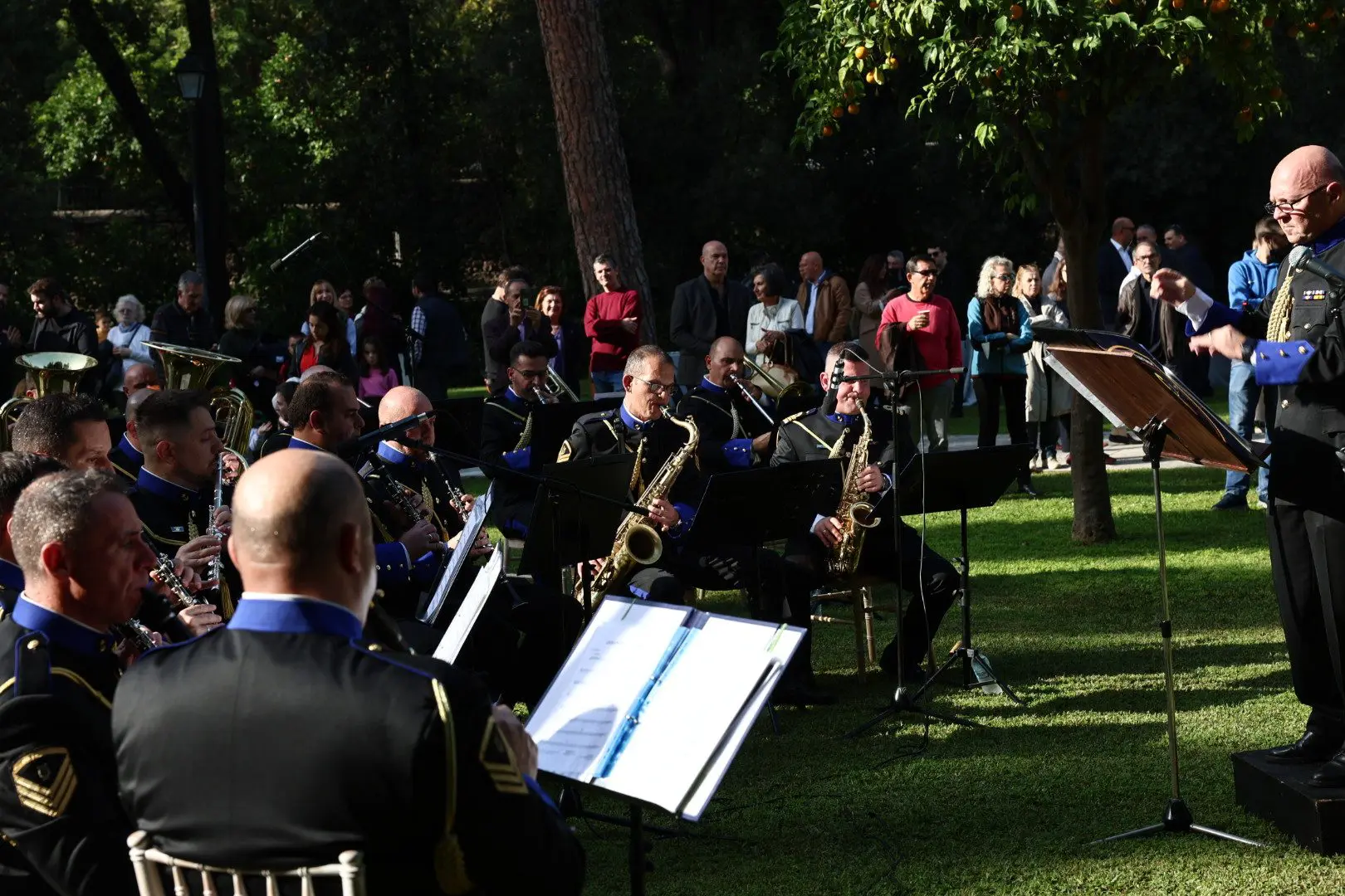 Η Μπάντα του Πολεμικού Ναυτικού στον κήπο του Προεδρικού Μεγάρου 7
