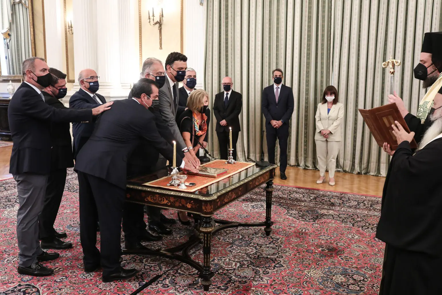Ορκωμοσία νέων Υπουργών Αναπληρώτριας Υπουργού και Υφυπουργών