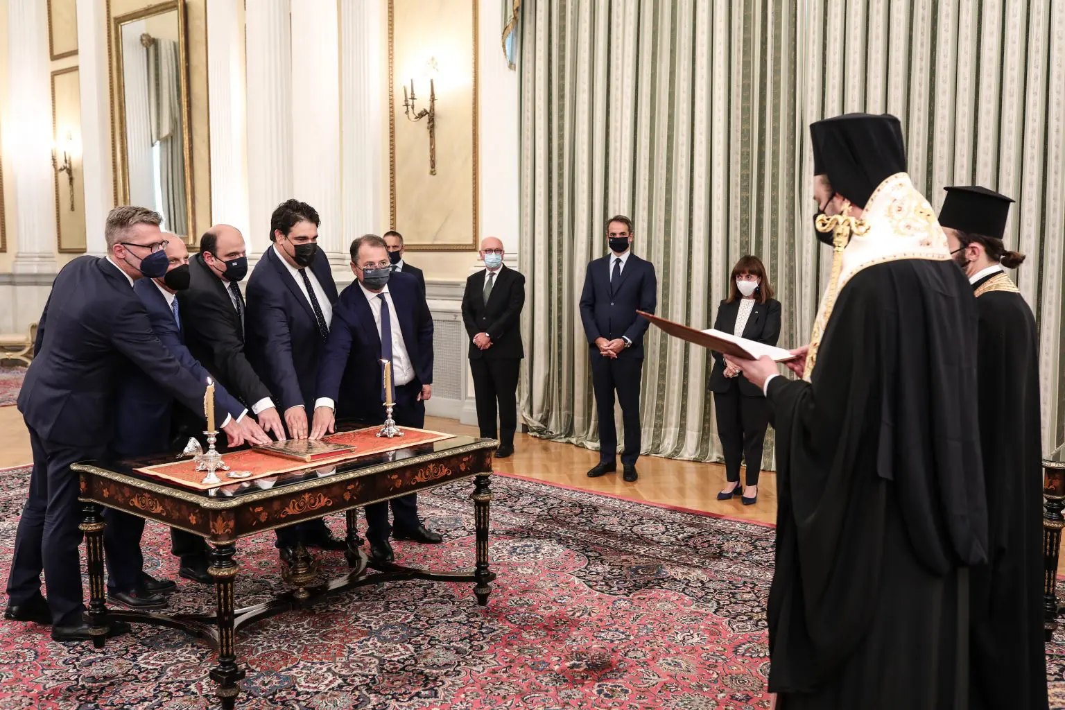 Ορκωμοσία του νέου Υπουργού και των νέων Υφυπουργών