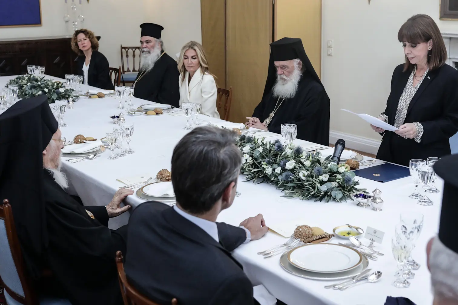 Προσφώνηση κατά το γεύμα προς τιμήν της Α.Θ.Π. του Οικουμενικού Πατριάρχη κ.κ. Βαρθολομαίου