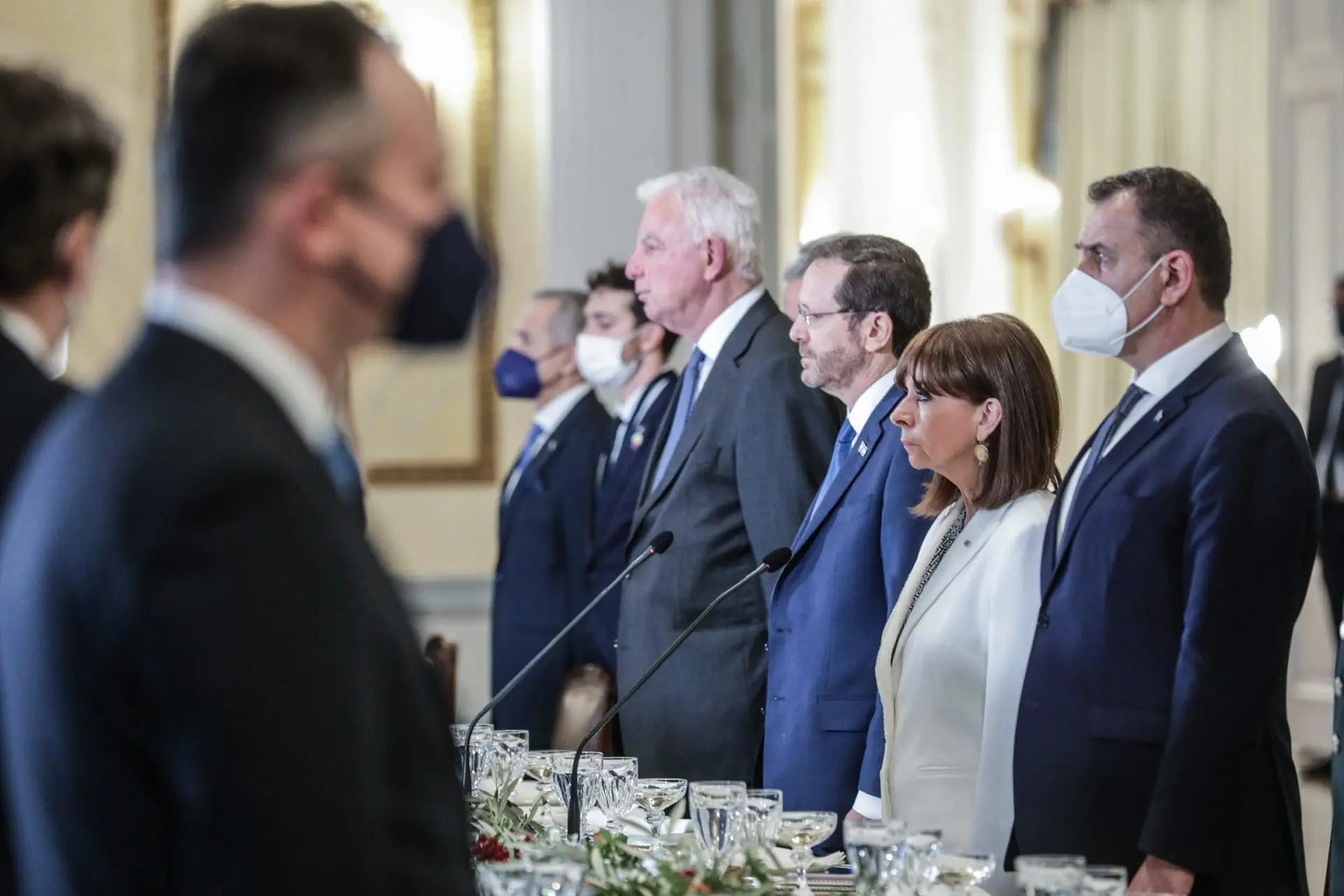 Προσφώνηση της Προέδρου της Δημοκρατίας και αντιφώνηση του Προέδρου του Κράτους του Ισραήλ 1