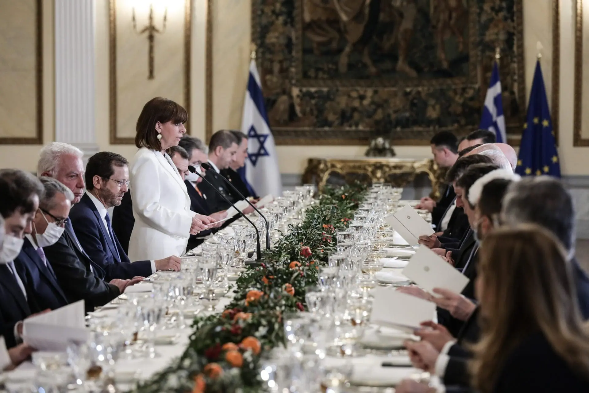 Προσφώνηση της Προέδρου της Δημοκρατίας και αντιφώνηση του Προέδρου του Κράτους του Ισραήλ 2