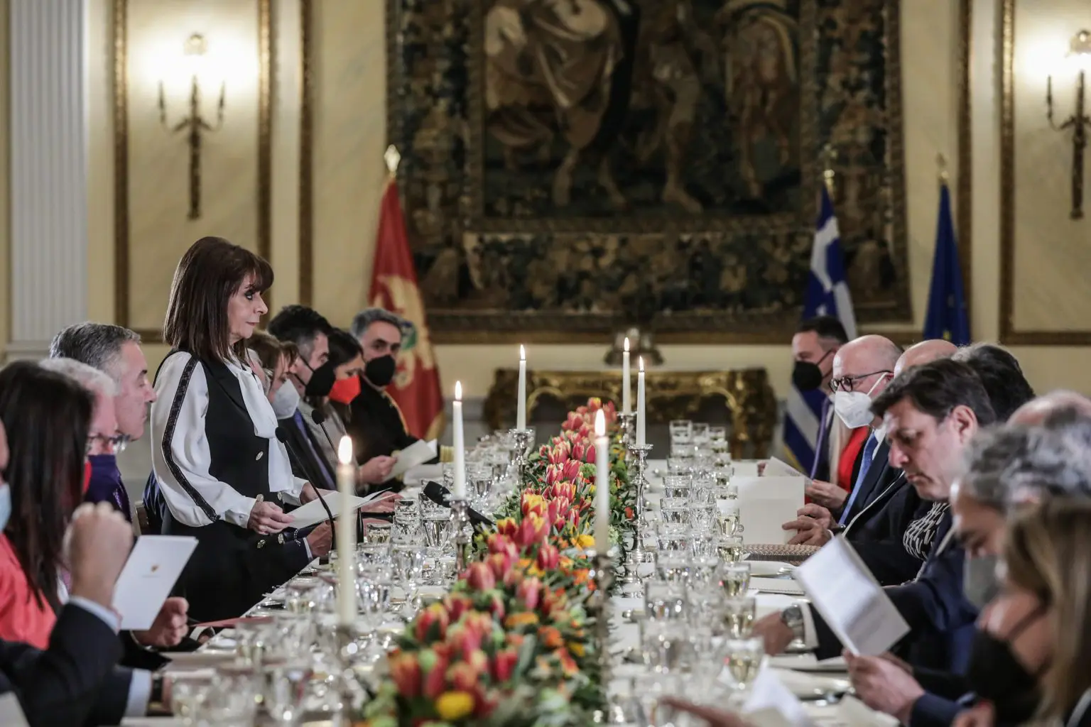 Προσφώνηση της Προέδρου της Δημοκρατίας και αντιφώνηση του Προέδρου του Μαυροβουνίου