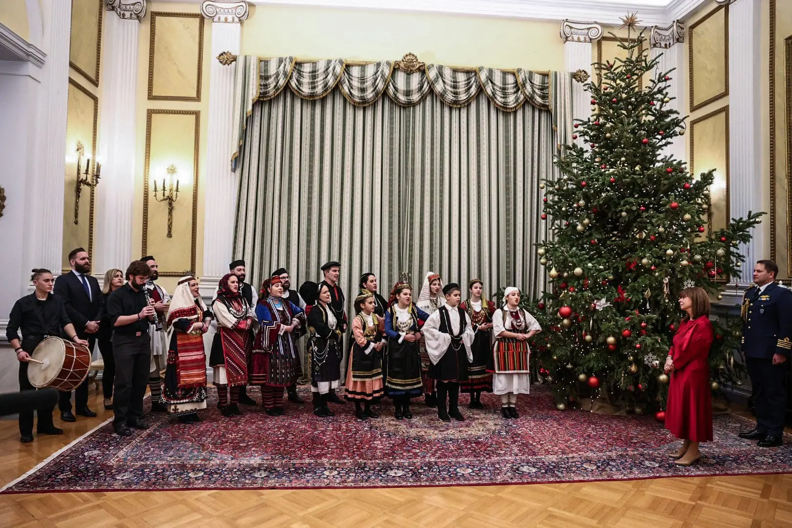 Πρωτοχρονιάτικα κάλαντα στο Προεδρικό Μέγαρο 2