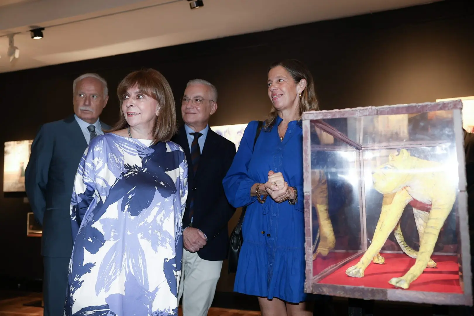 Στα εγκαίνια της έκθεσης Ένα παραμύθι για την Άλκη στην Ελληνοαμερικανική Ένωση 3