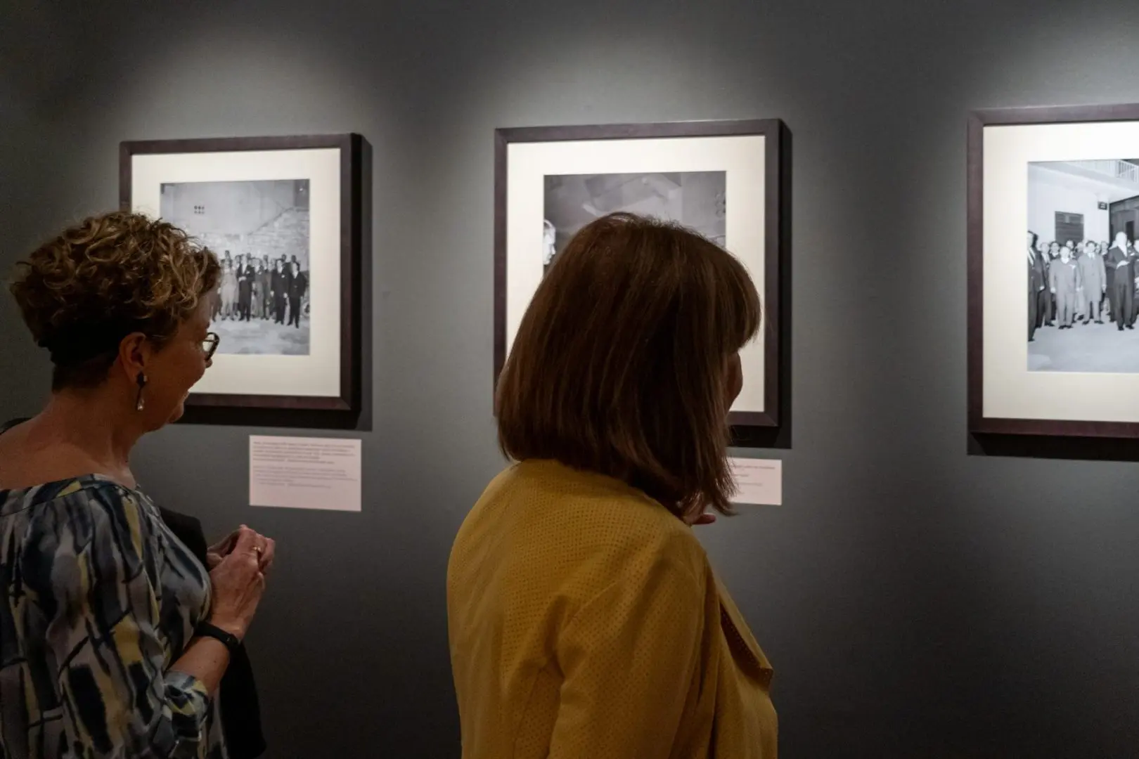 Στα εγκαίνια της έκθεσης Γιώργος Σεφέρης. Εξήντα χρόνια από το βραβείο Νόμπελ 1