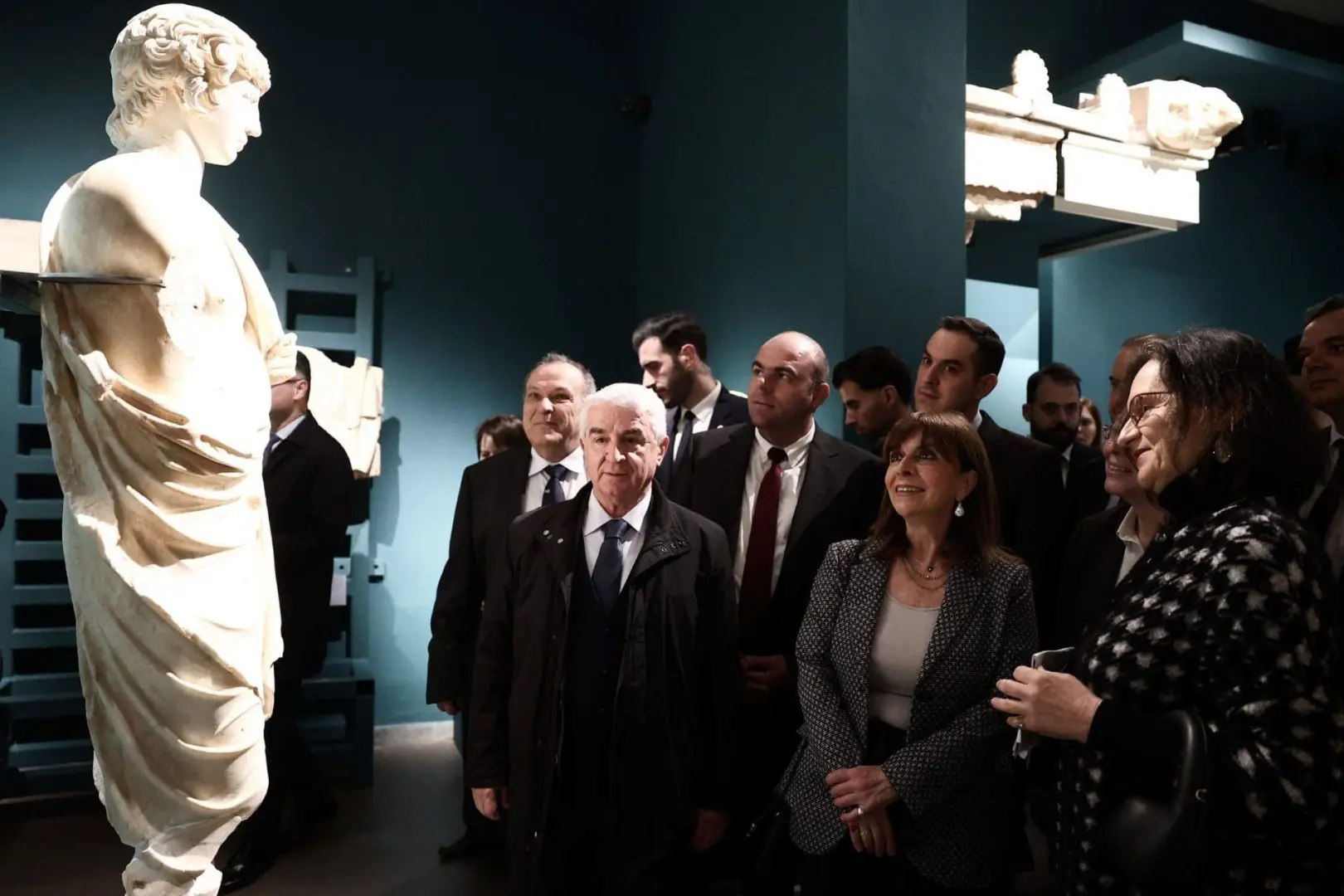 Στα εγκαίνια της επανέκθεσης του Αρχαιολογικού Μουσείου Ελευσίνας 2