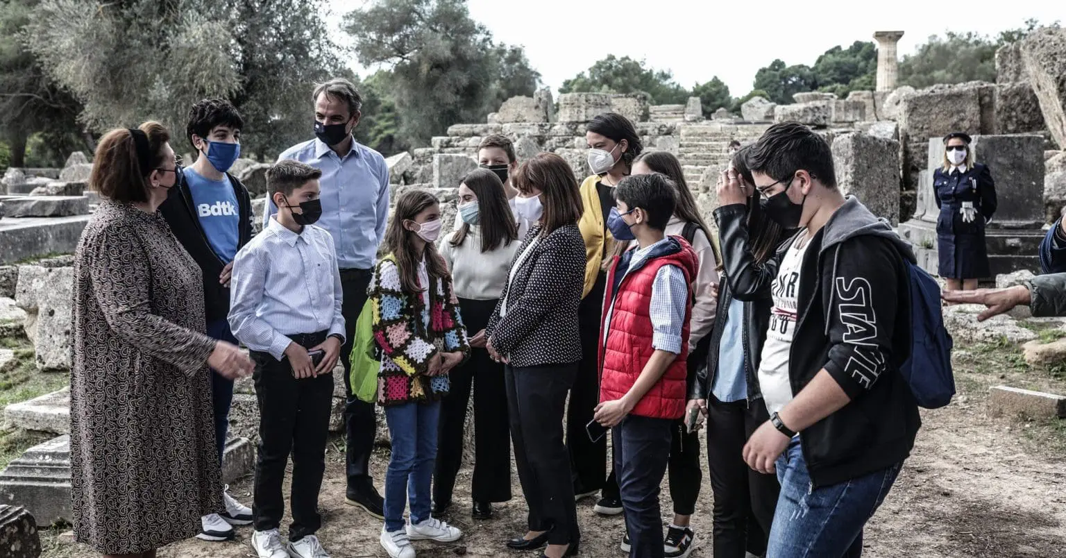 Στην εκδήλωση απόδοσης του ψηφιακού έργου Αρχαία Ολυμπία Κοινός Τόπος