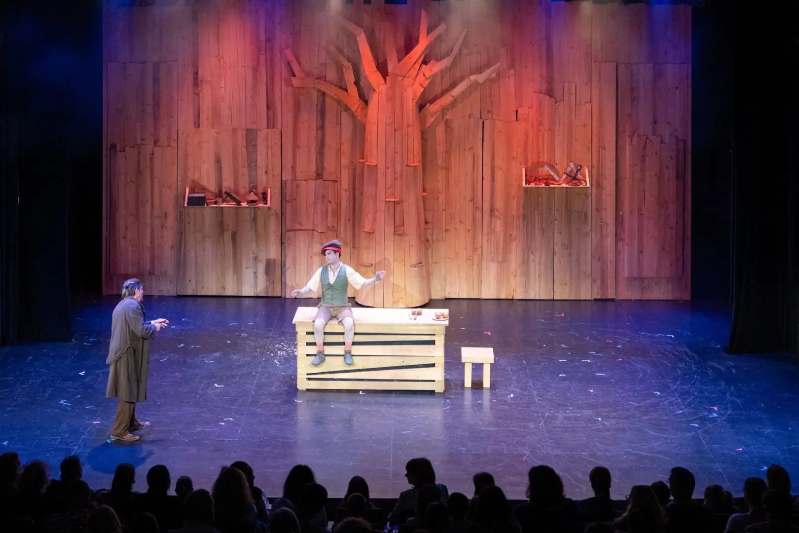 Στην επίσημη πρεμιέρα της παράστασης του Εθνικού Θεάτρου Πινόκιο 2