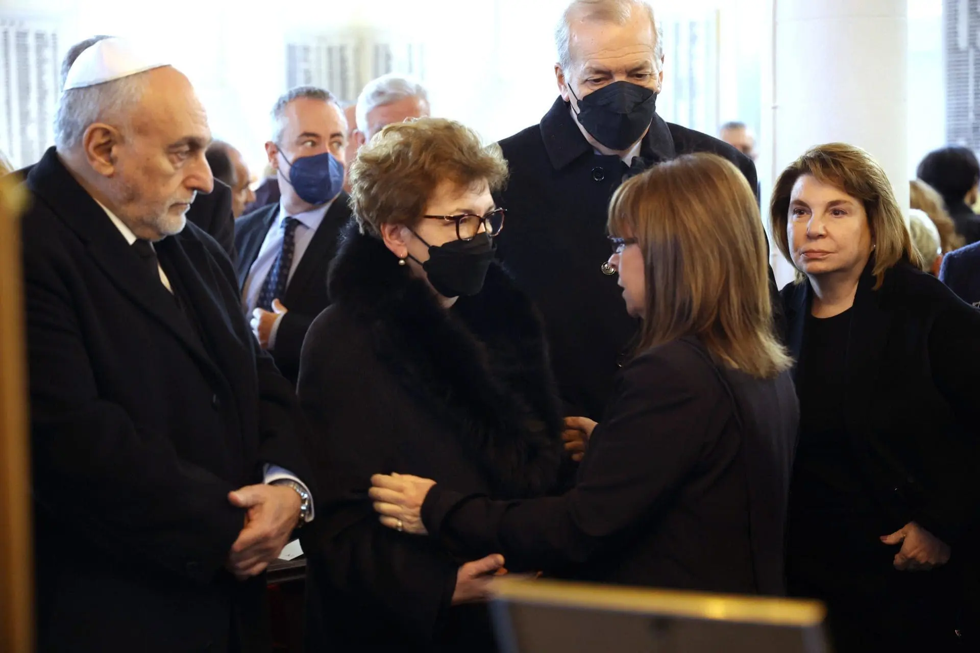 Στην κηδεία του Δημάρχου Ιωαννίνων Μωυσή Ελισάφ 1