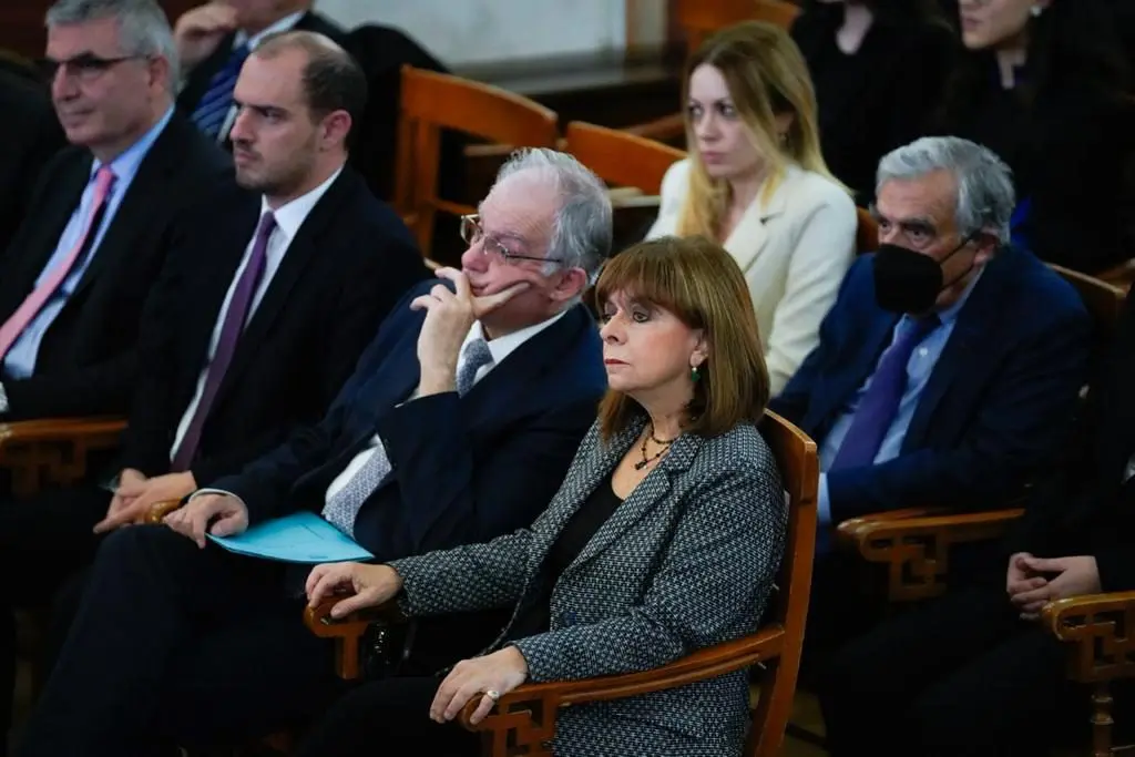 Στην τελετή έναρξης του συνεδρίου 100 χρόνια από τη γέννηση του Αριστόβουλου Μάνεση 1